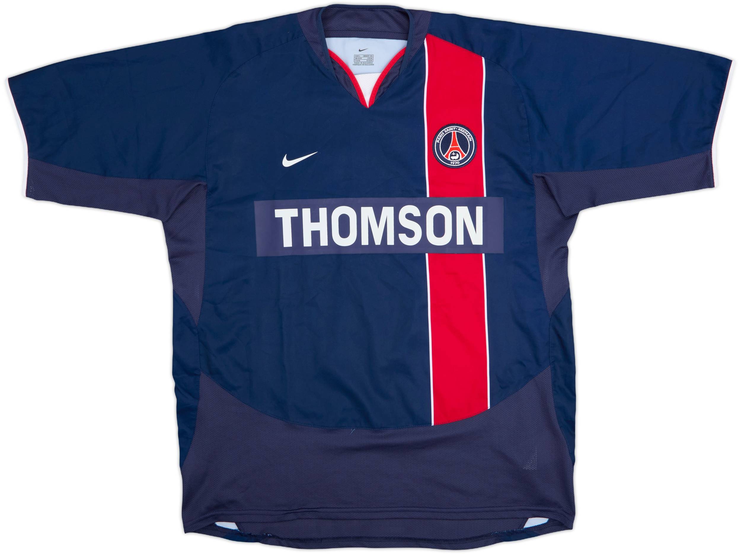 2003-04 Paris Saint-Germain Player Issue Home Shirt Pauleta