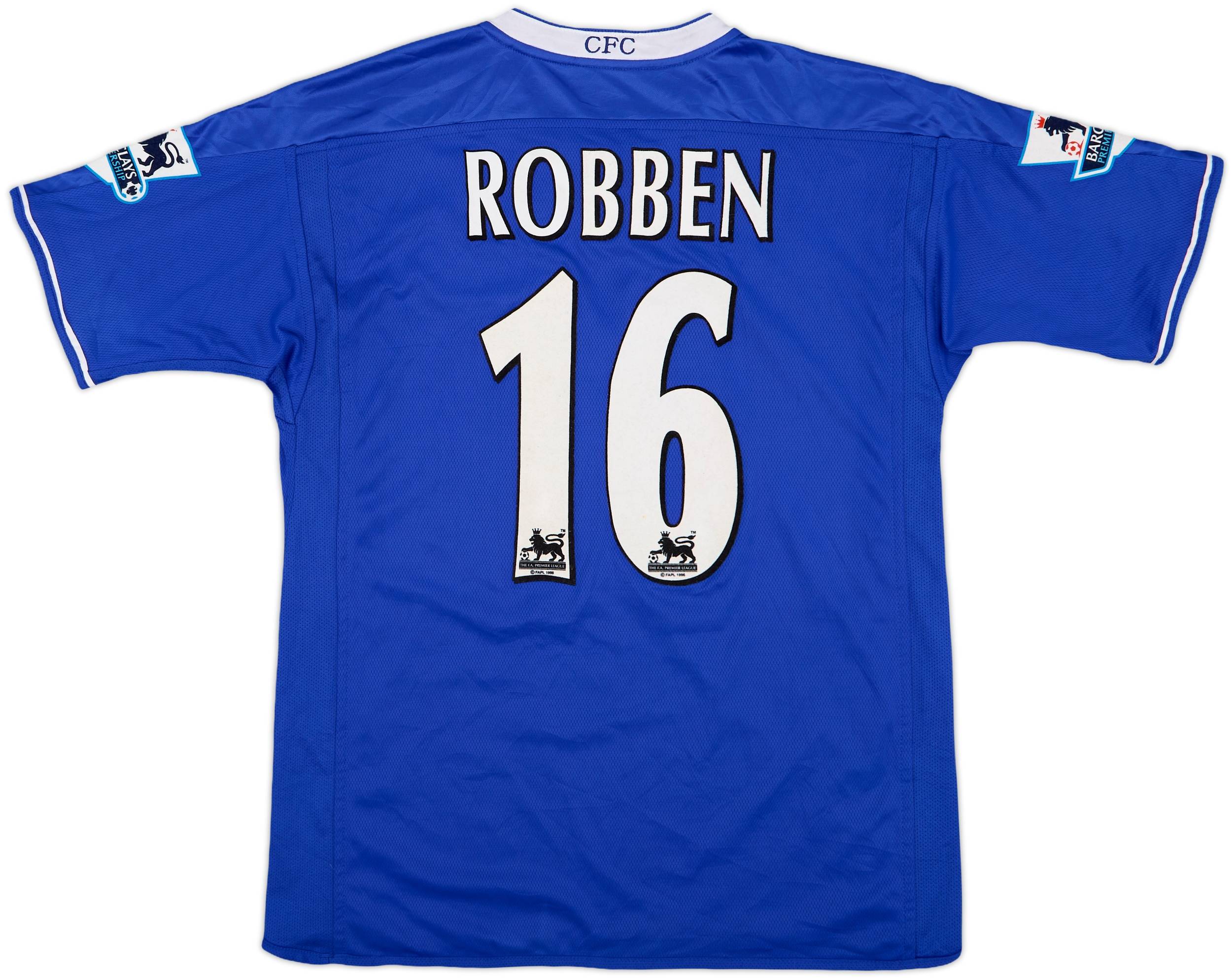 2003-05 Chelsea Home Shirt Robben #16 - 9/10 - (M)