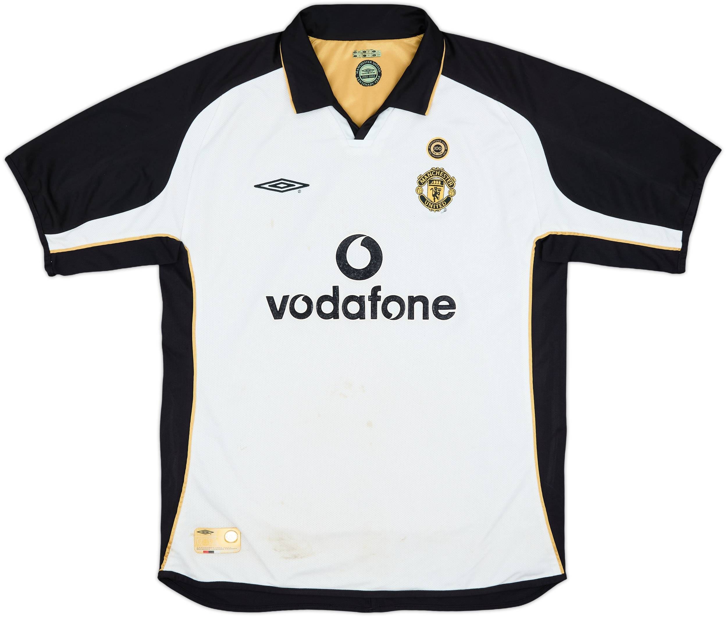 【正規01/02マンチェスターU away 3rd L/S Beckham#7】 2002-03 Manchester United Third away Shirt Beckham 7