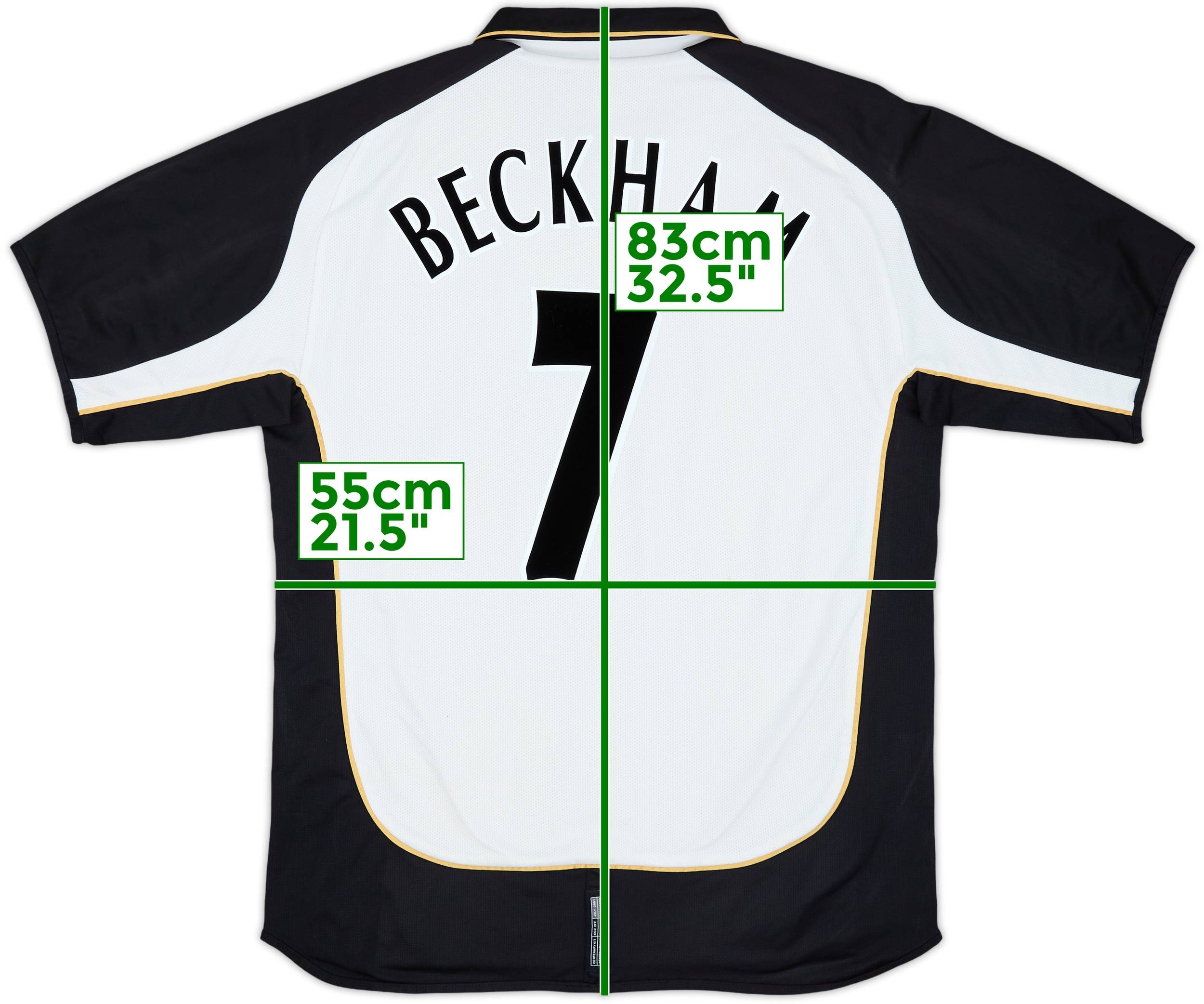 【正規01/02マンチェスターU away 3rd L/S Beckham#7】 2001-02 Manchester United Centenary Away/Third Shirt Beckham