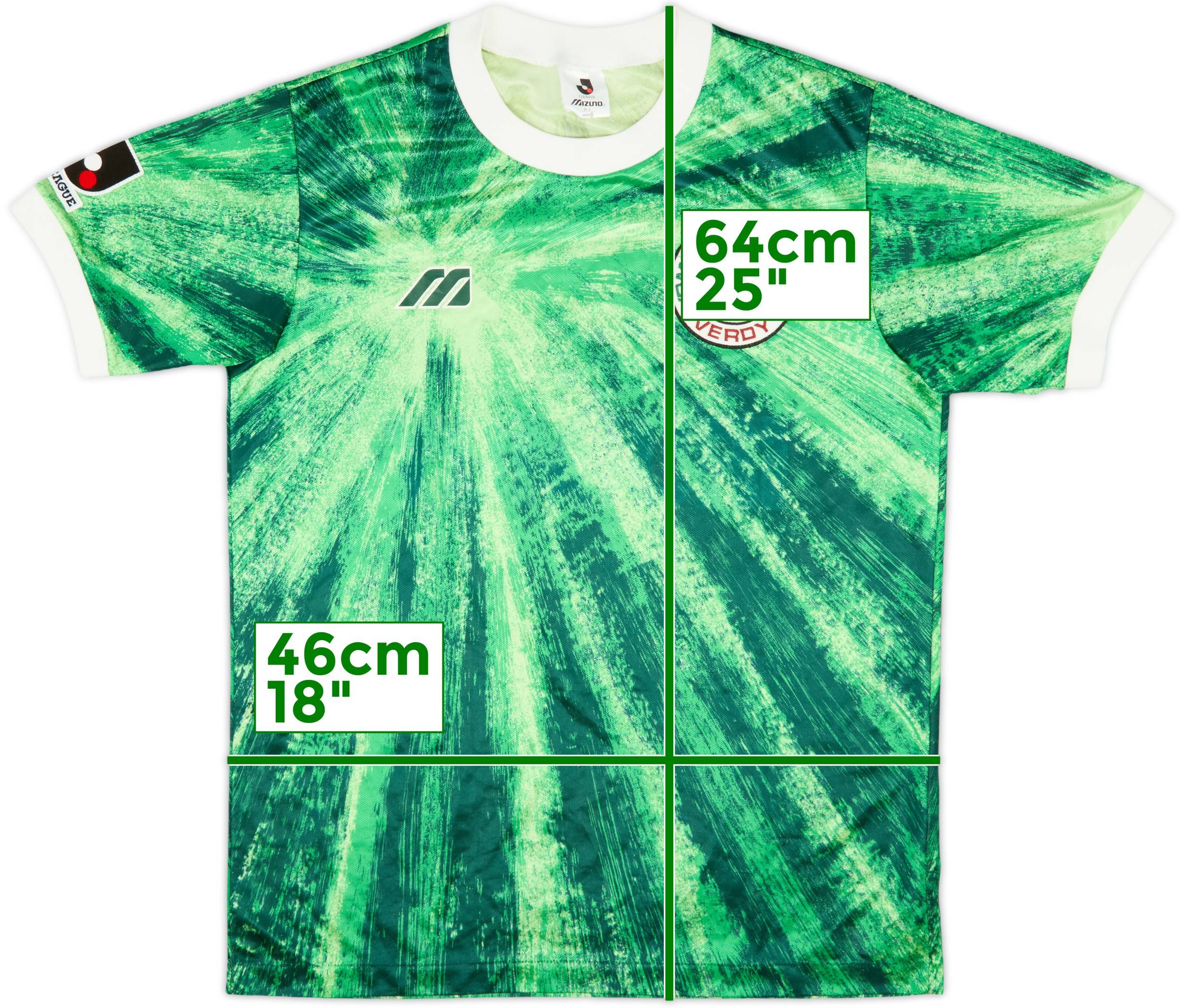 1993-95 Verdy Kawasaki Home Shirt - 8/10 - (L)