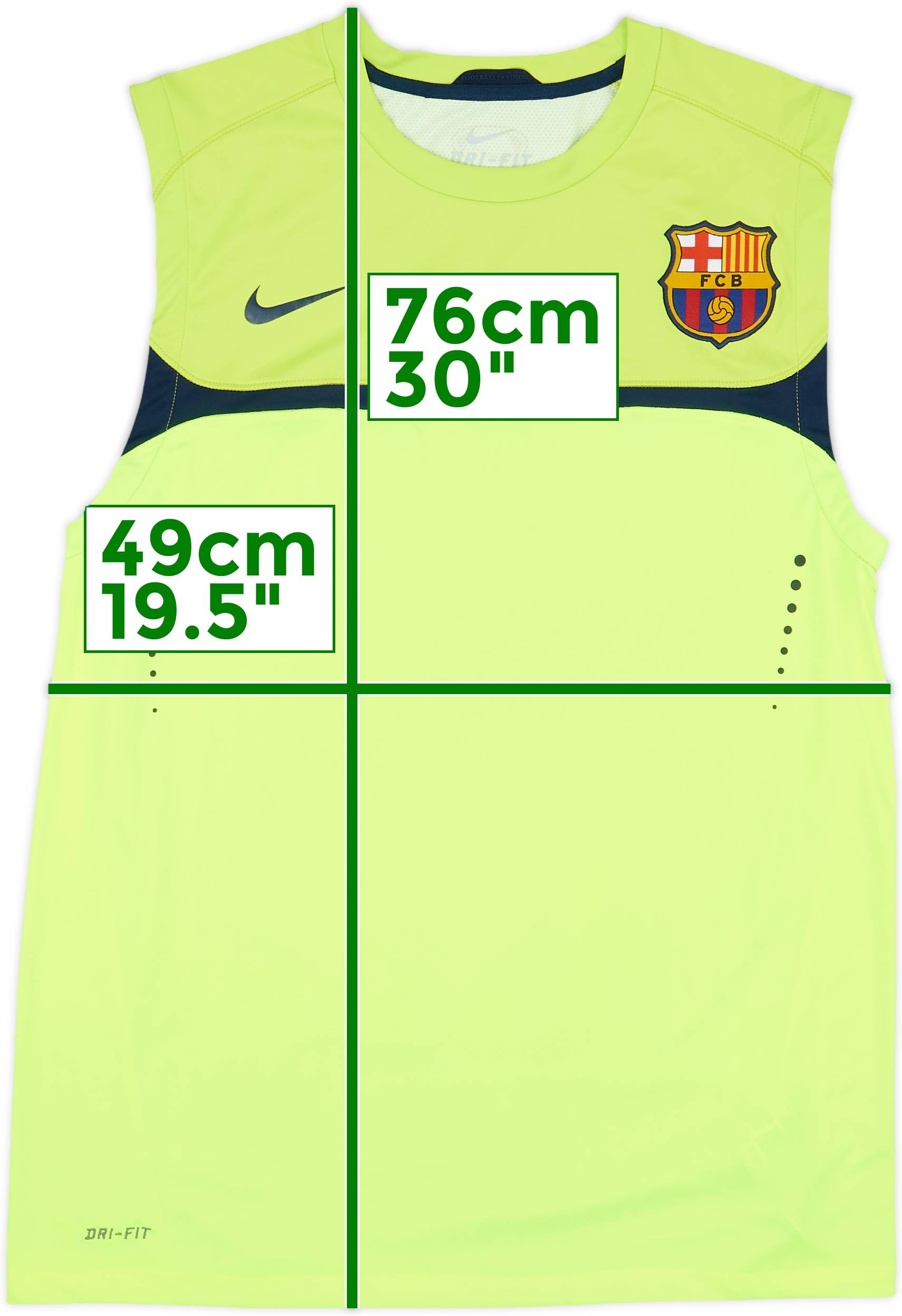 マイクラ 人気アイテム 2010-11 (M) - 7/10 - Vest Training Nike Barcelona ウェア