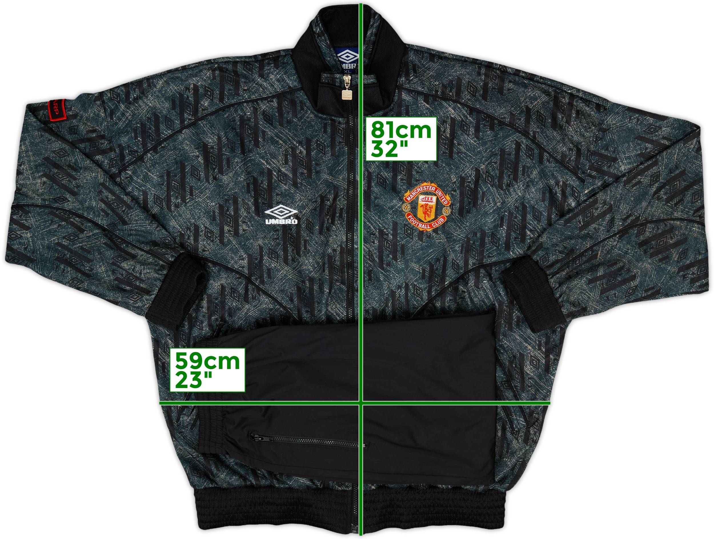 未着用　UMBRO manchester united 1992-93 Manchester United Umbro Tracksuit - 9/10 - (XL)