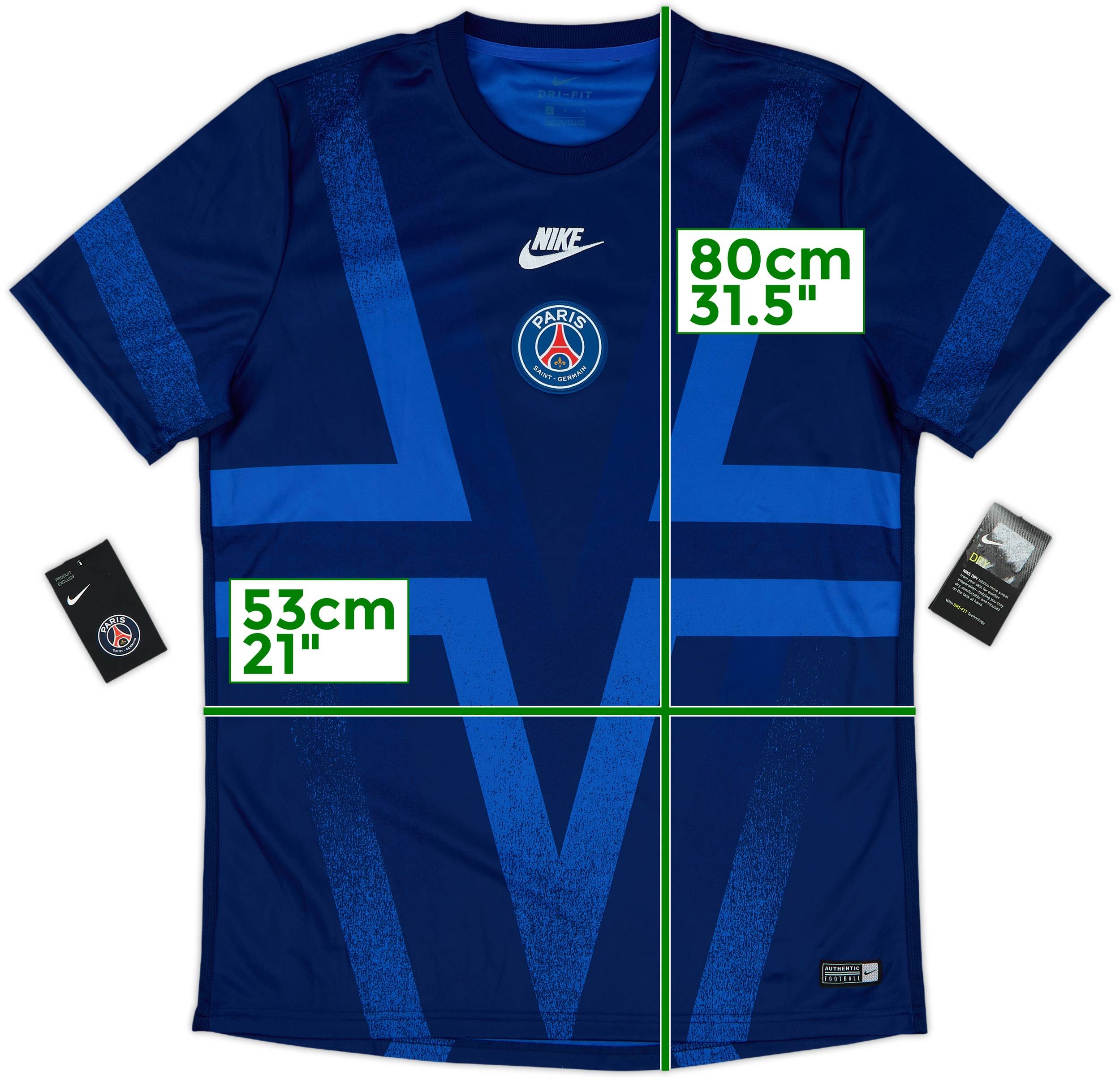 2019-20 Paris Saint-Germain Nike Training Shirt (L)