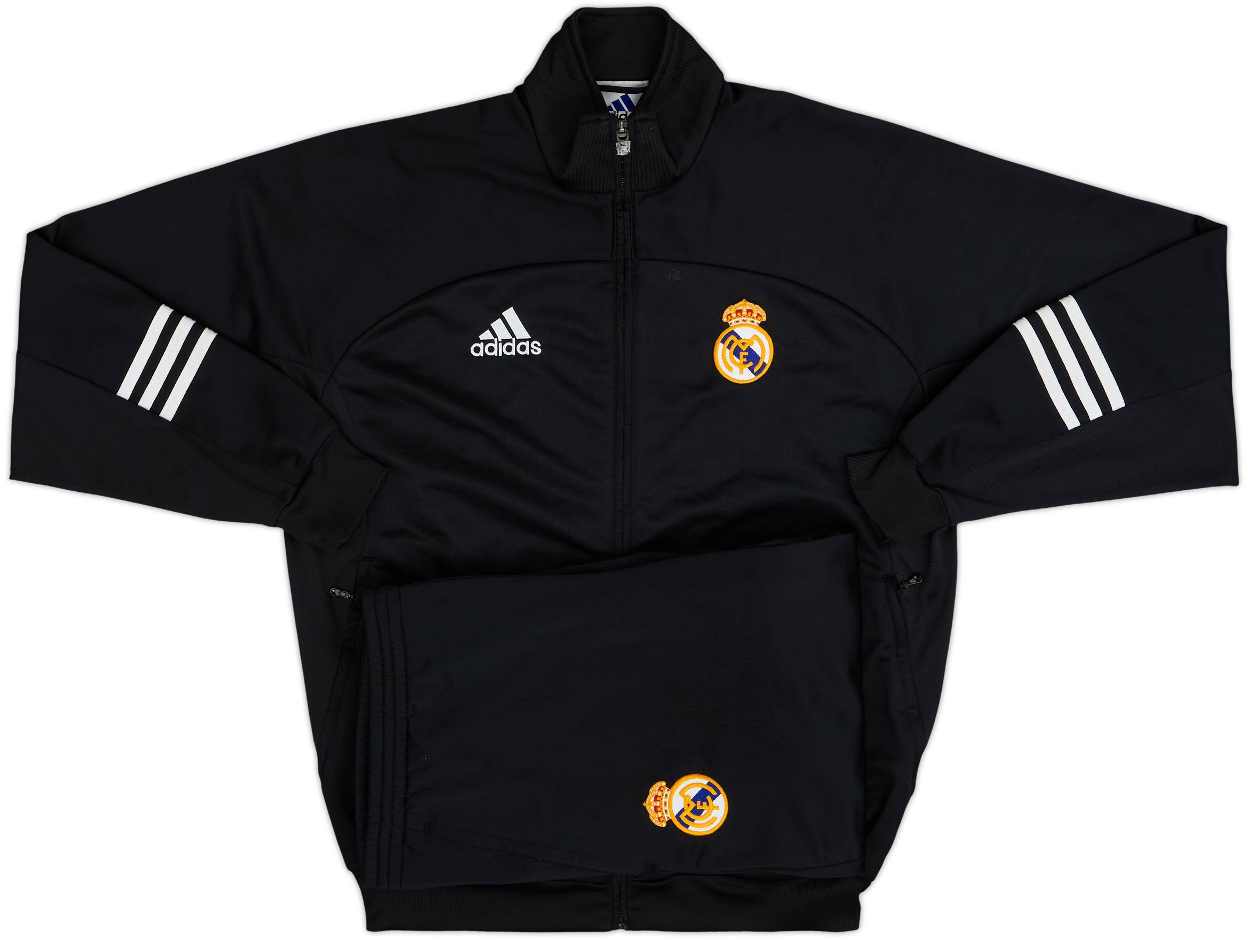 adidas／Real Madrid 2001-02 Real Madrid adidas Centenary Tracksuit - 8/10 - (XL)