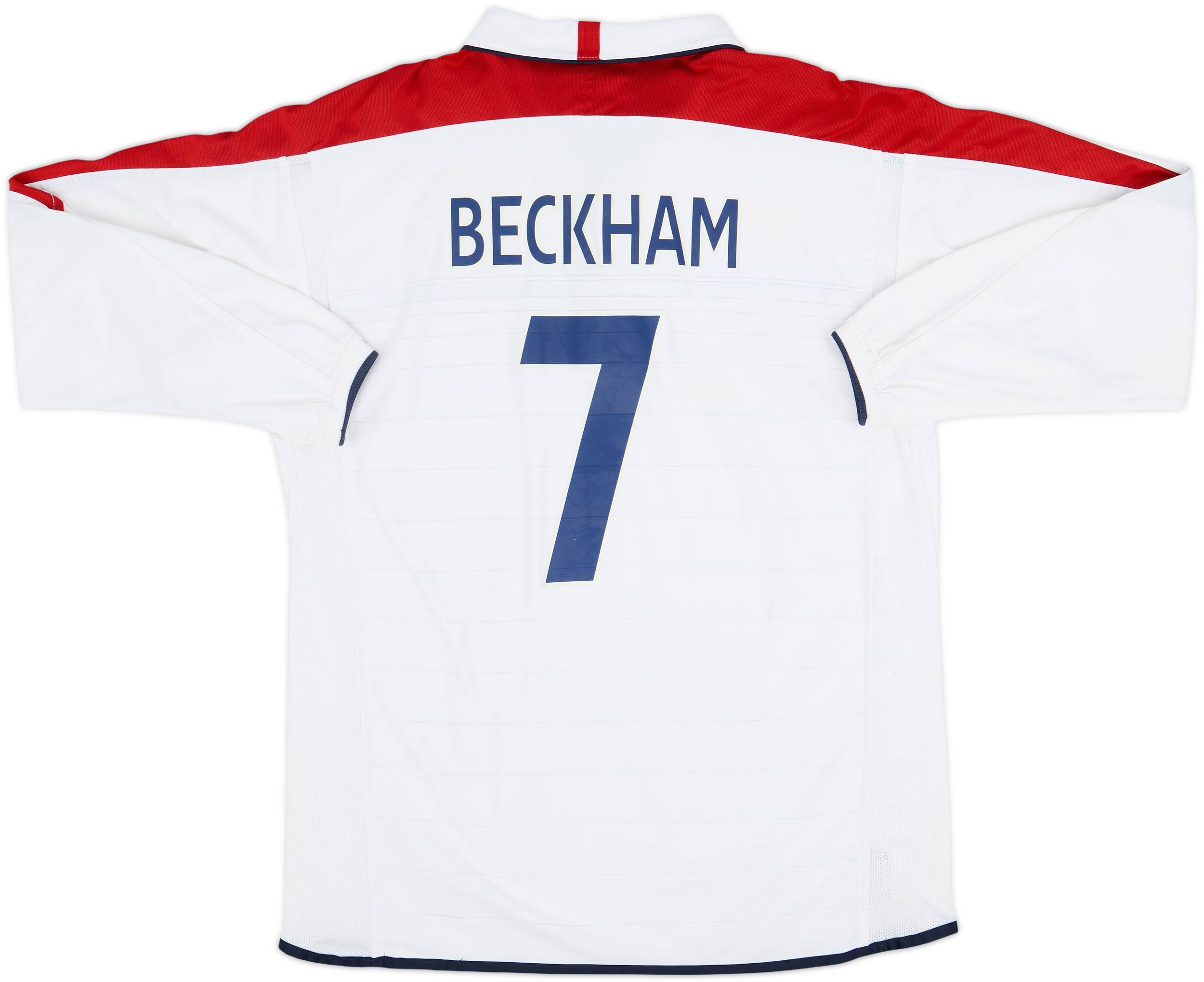 ウェア Beckham 7 England  2004/05 Longsleve ウェア Beckham 7 England 2004/05 Longsleve Beckham #7 England 2004