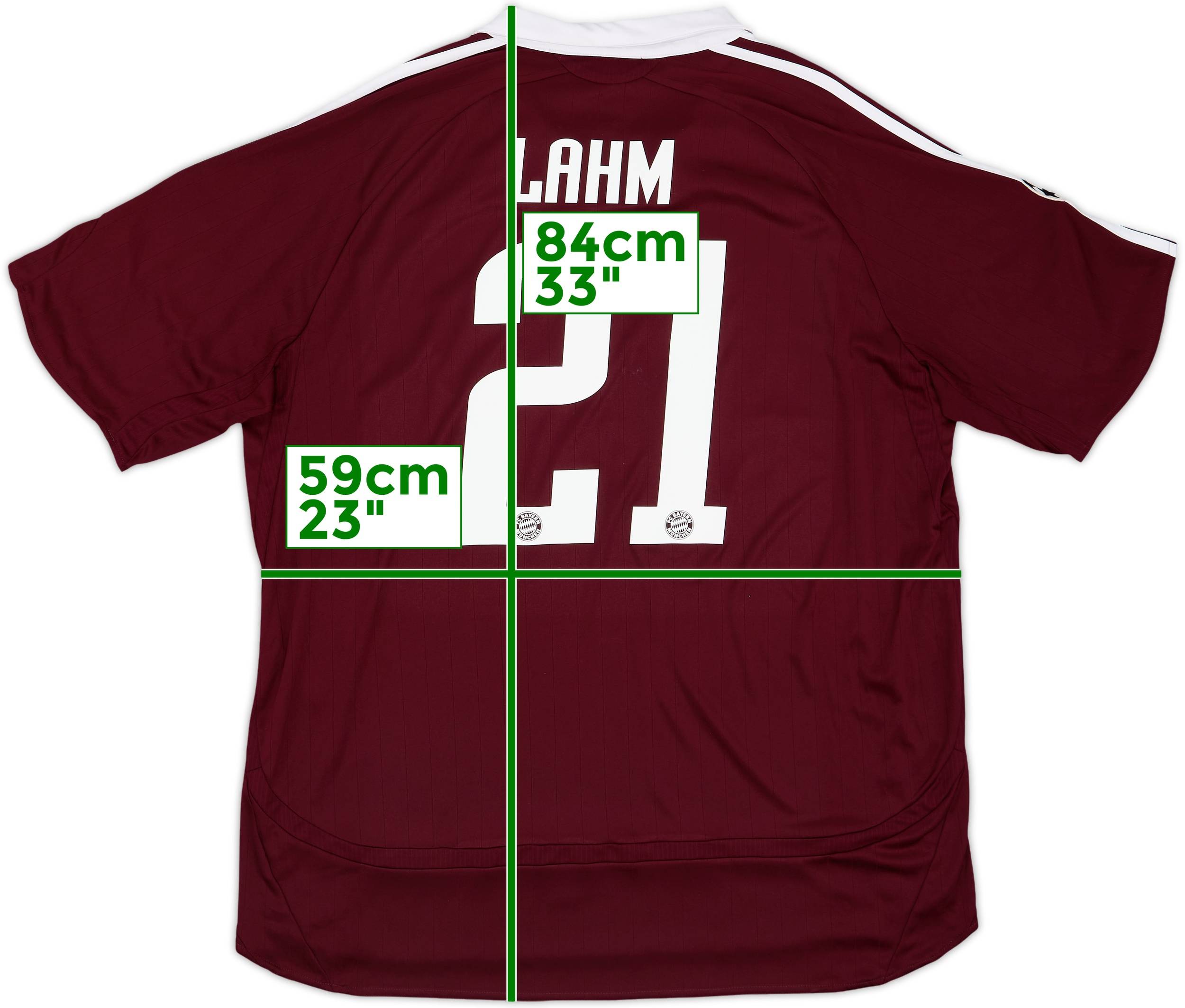 2005-06 Bayern Munich Home Shirt Lahm #21 - 3/10 - (M)