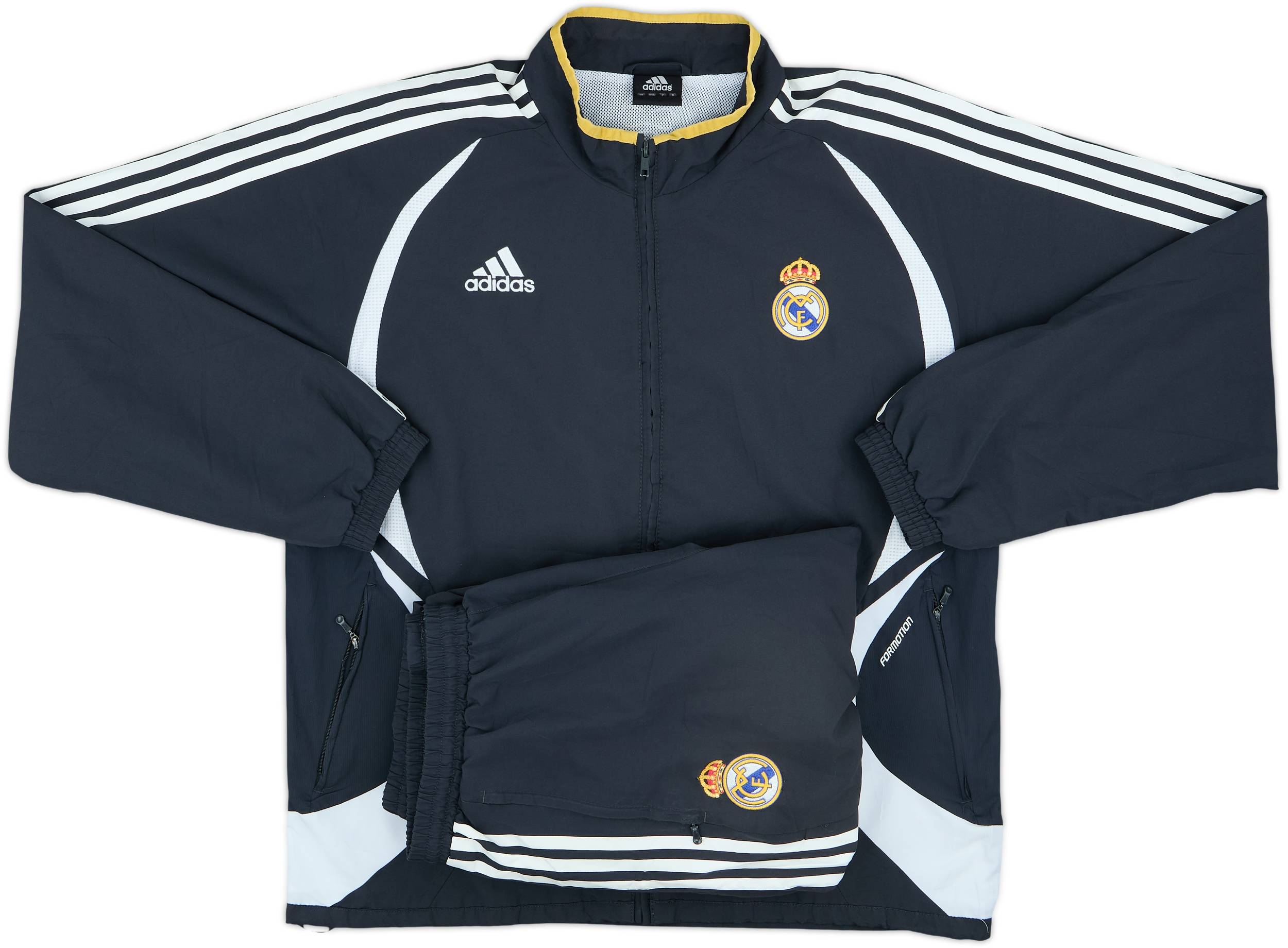 2006-07 Real Madrid adidas Tracksuit - 7/10 - (L)