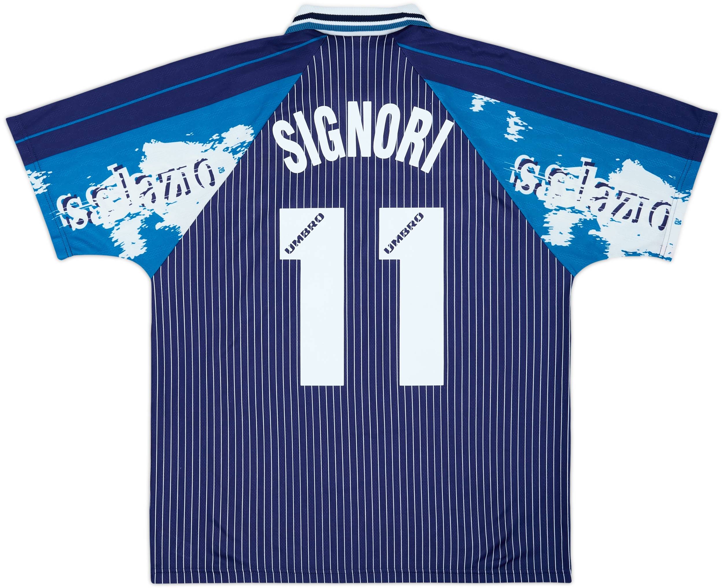 1996-98 Lazio Away Shirt Signori #11 - 8/10 - (L)