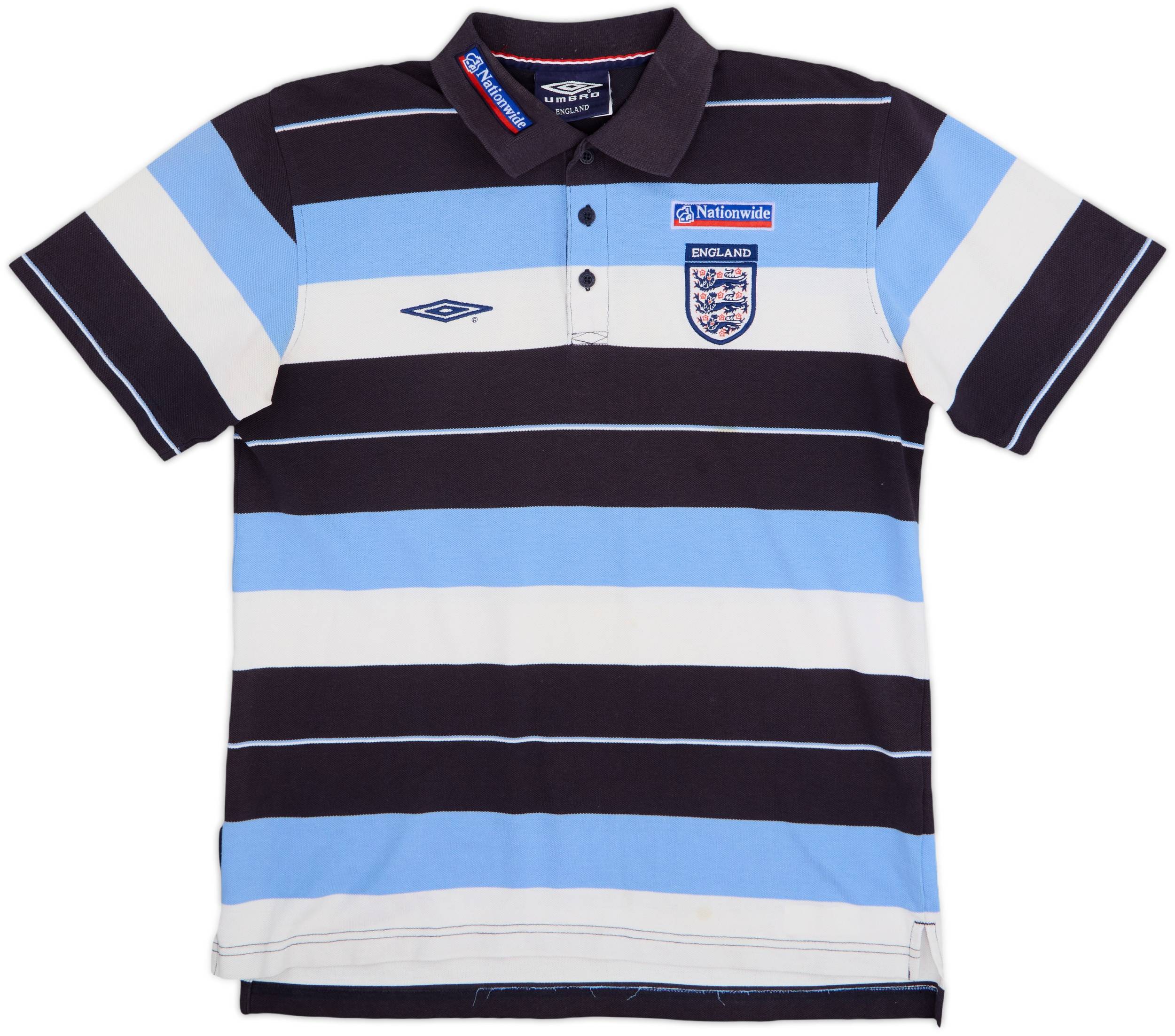2002-03 England Umbro Polo Shirt - 7/10 - (M)