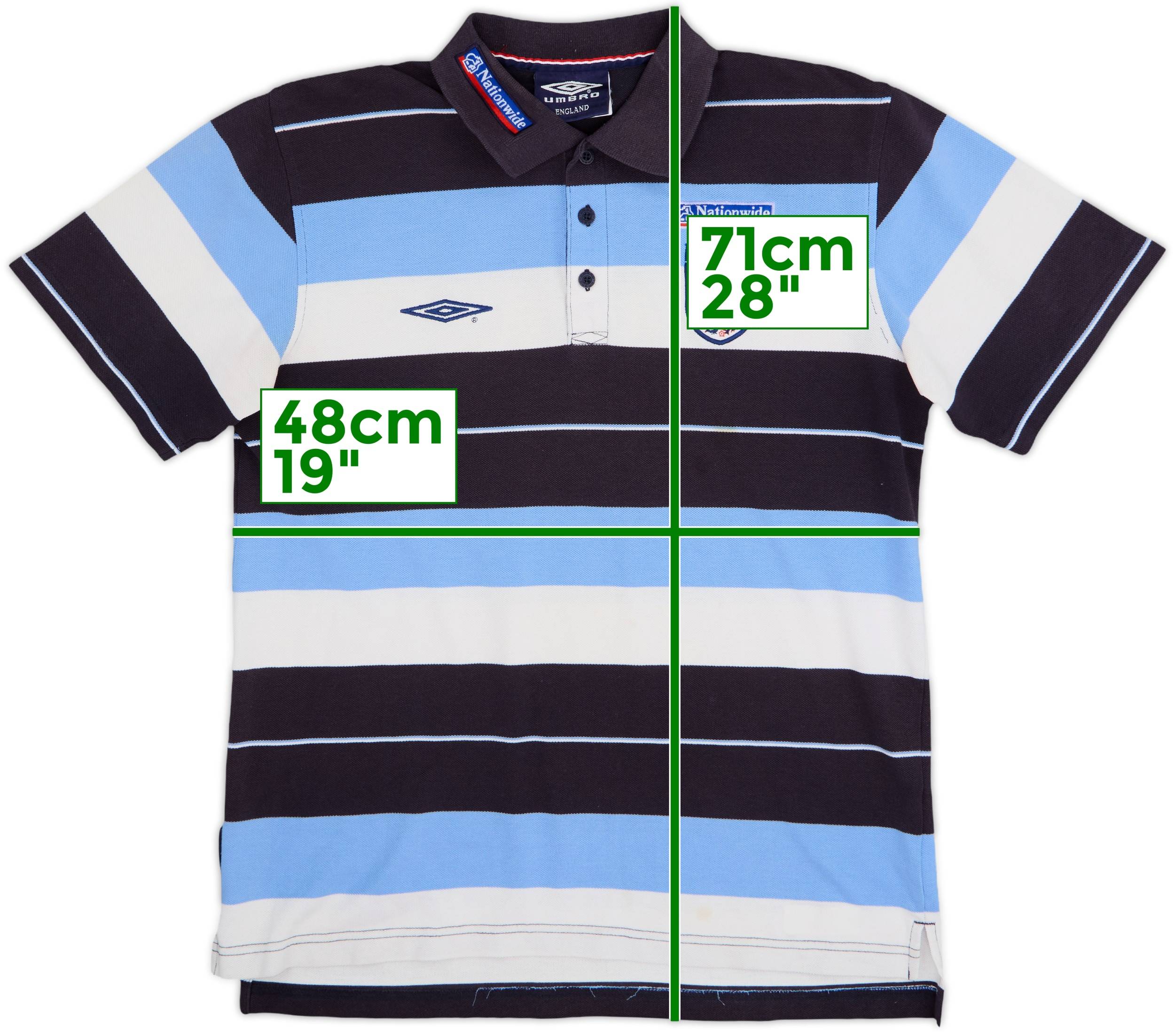 2002-03 England Umbro Polo Shirt - 7/10 - (M)