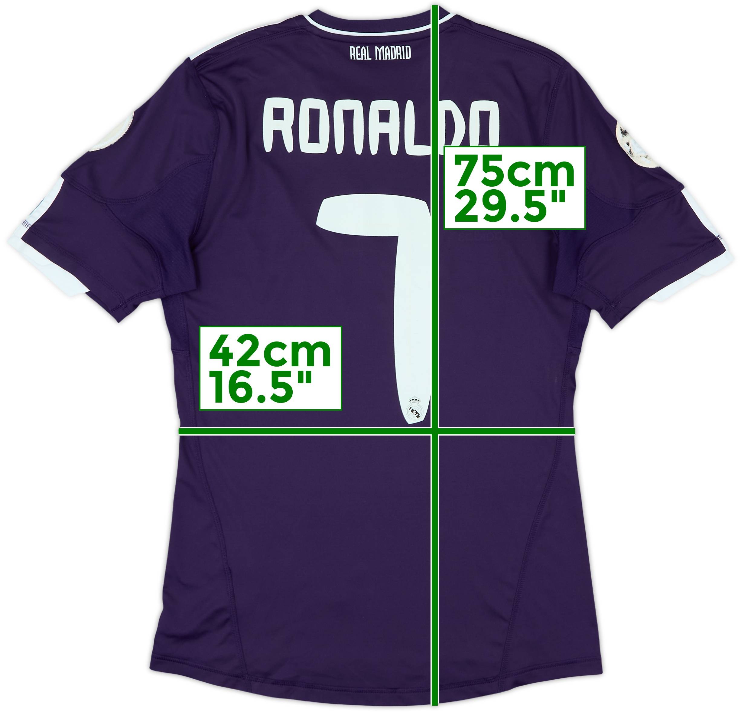 2010-11 Real Madrid CL Third Shirt Ronaldo #7 - 5/10 - (S)