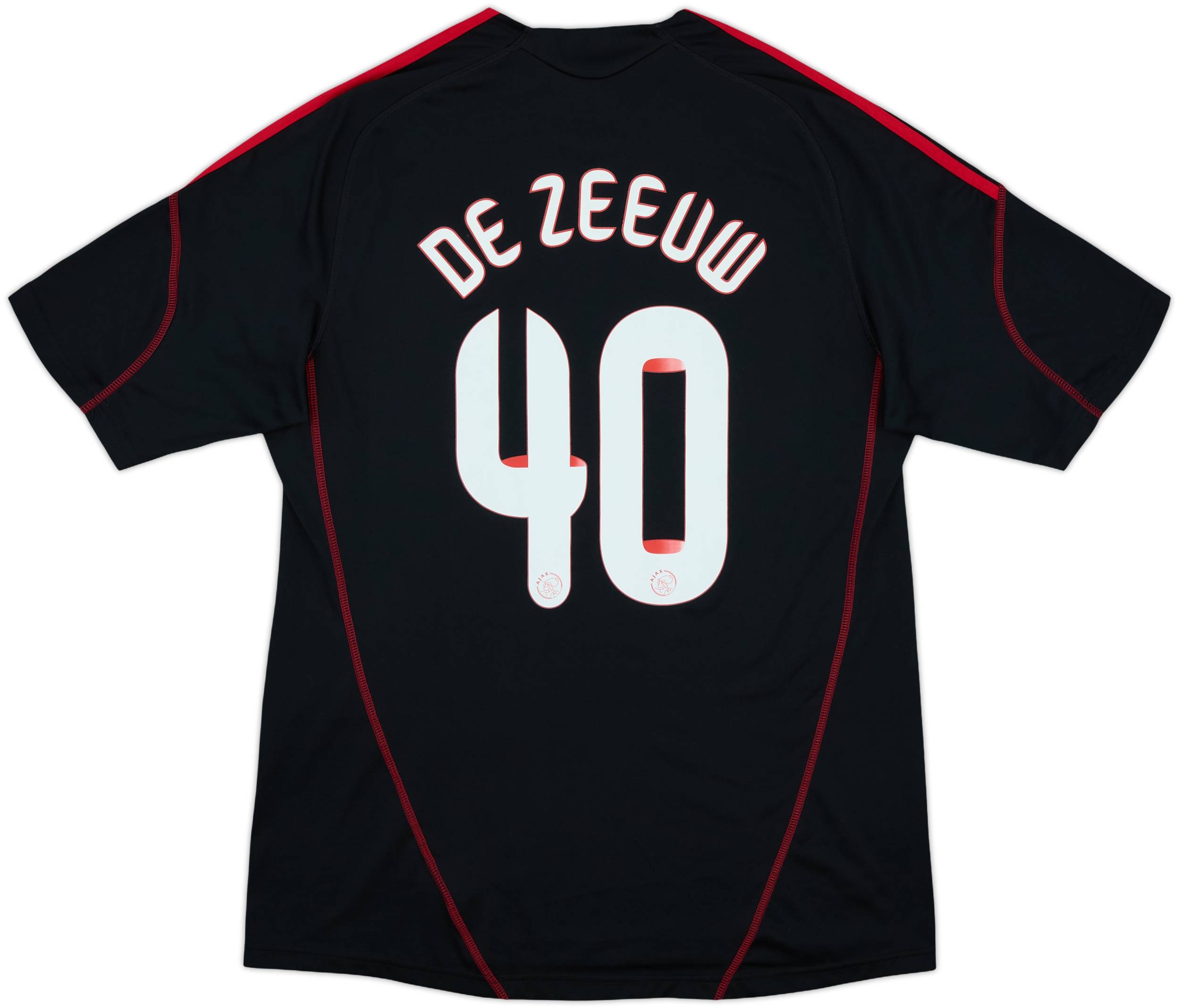 ウェア 09-10 Ajax Amsterdam away black L 2009-10 Ajax Away Shirt - 4/10 - (M)