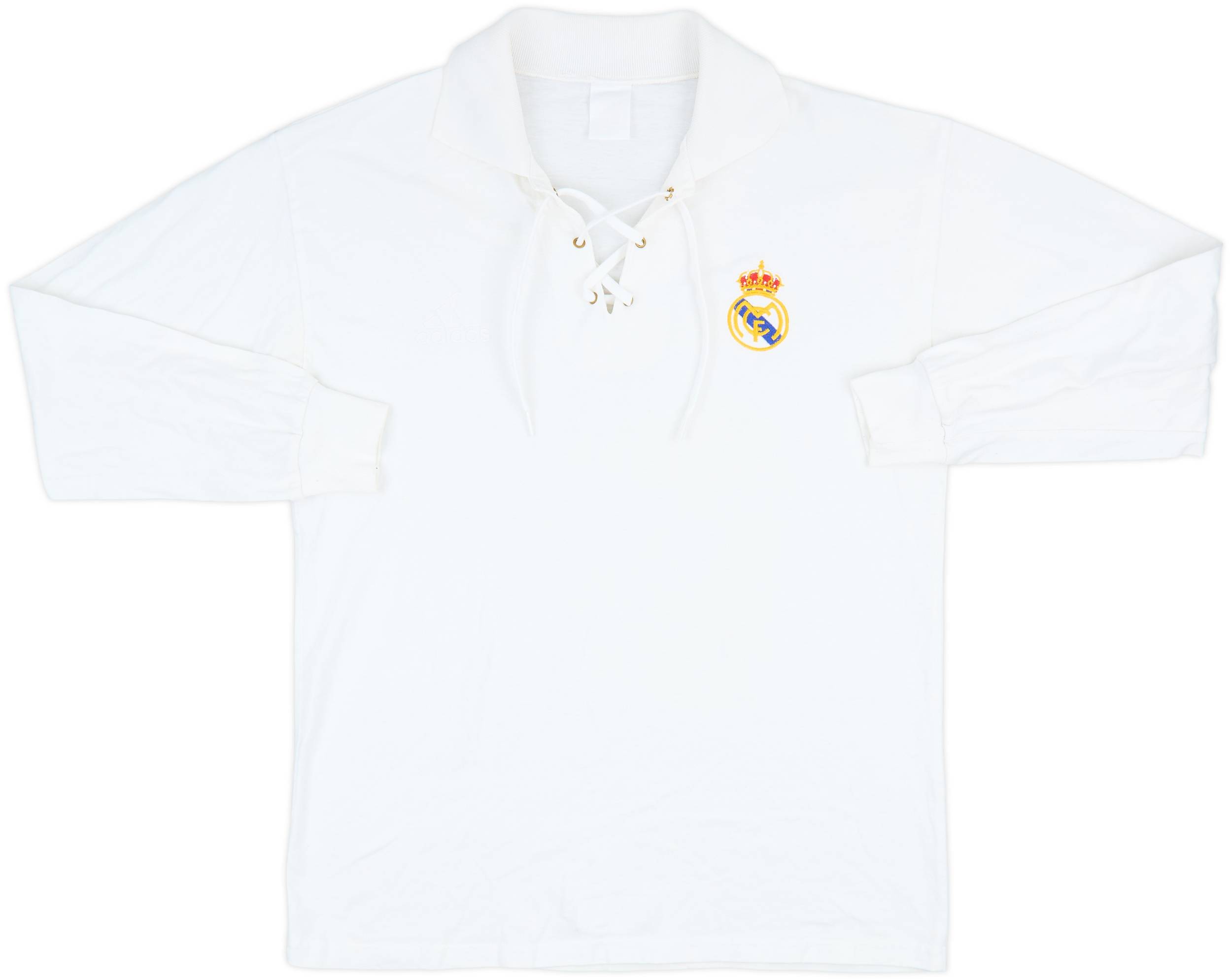 adidas Real Madrid 23/24 Long Sleeve Home Authentic Jersey