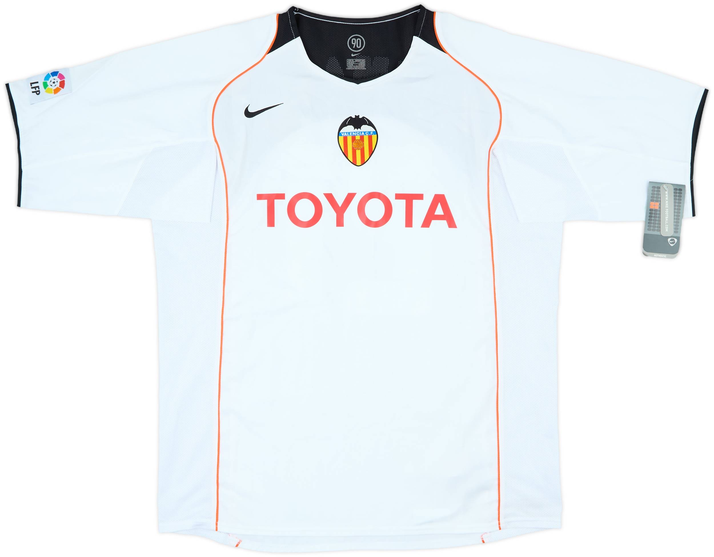 日本限定 Shirt Home Valencia 2004-05 Aimar (XL) #21 ウェア
