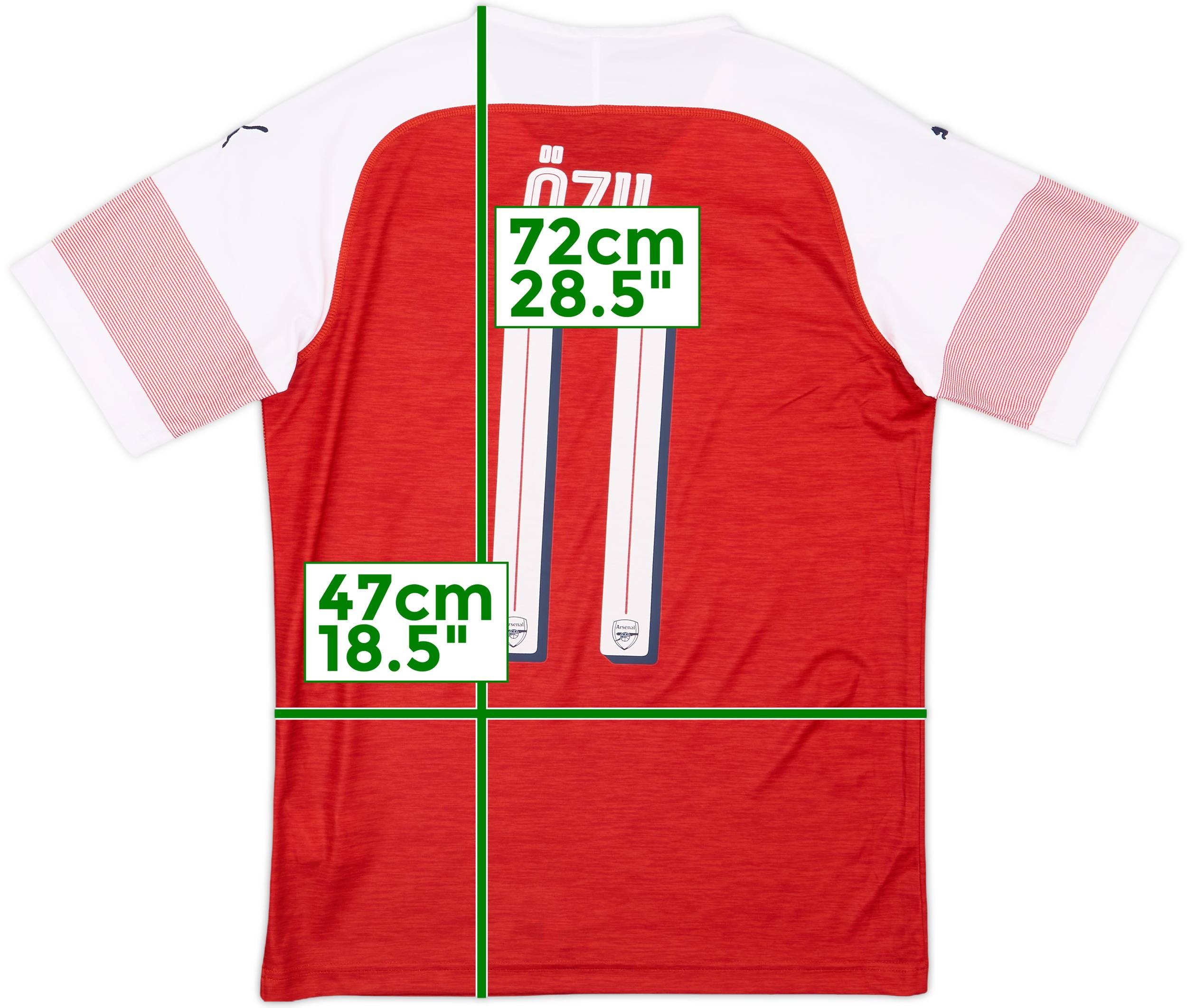 2018-19 Arsenal Home Shirt Ozil #10 - 10/10 - (S)