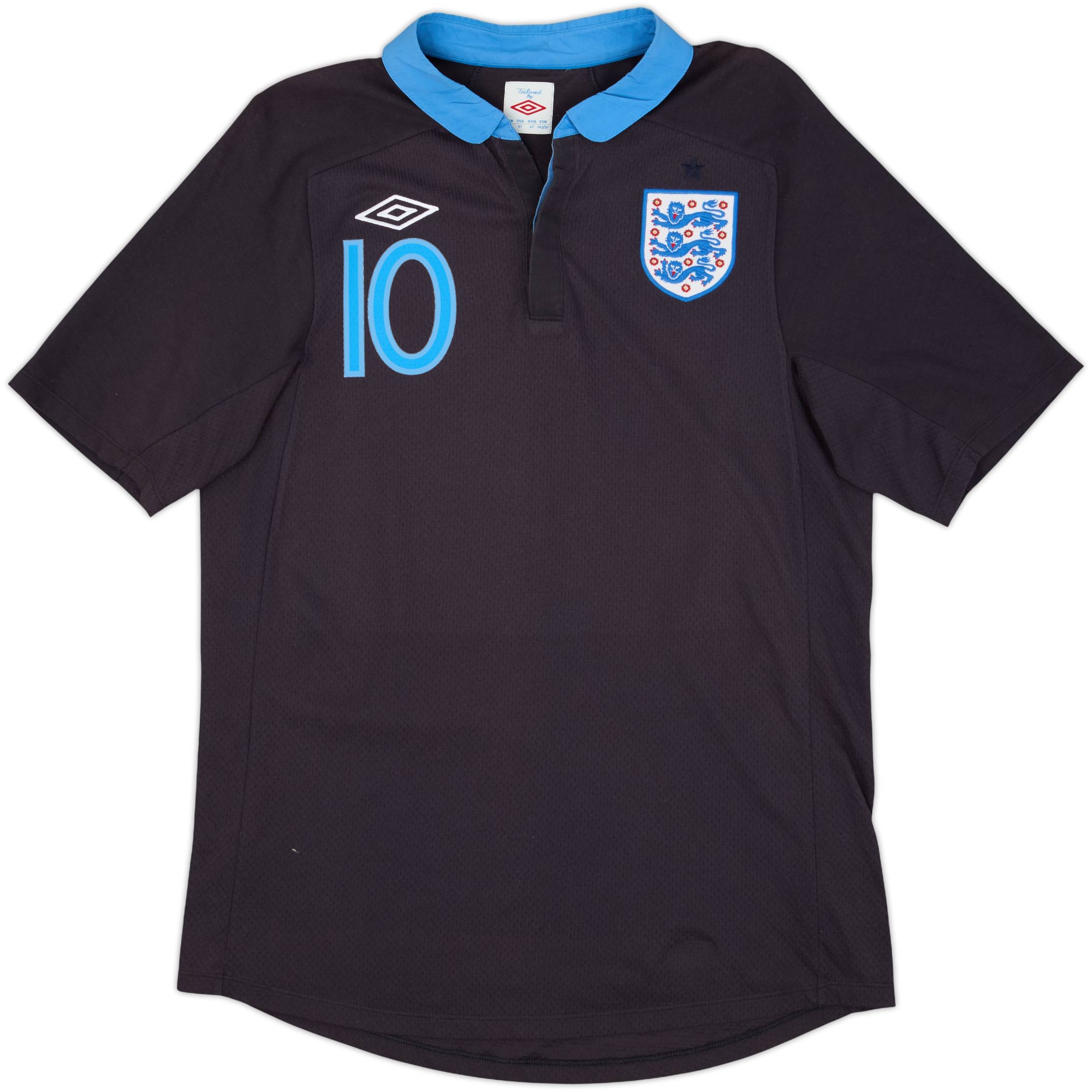 2011-12 England Away Shirt Rooney #10 - 9/10 - (L)