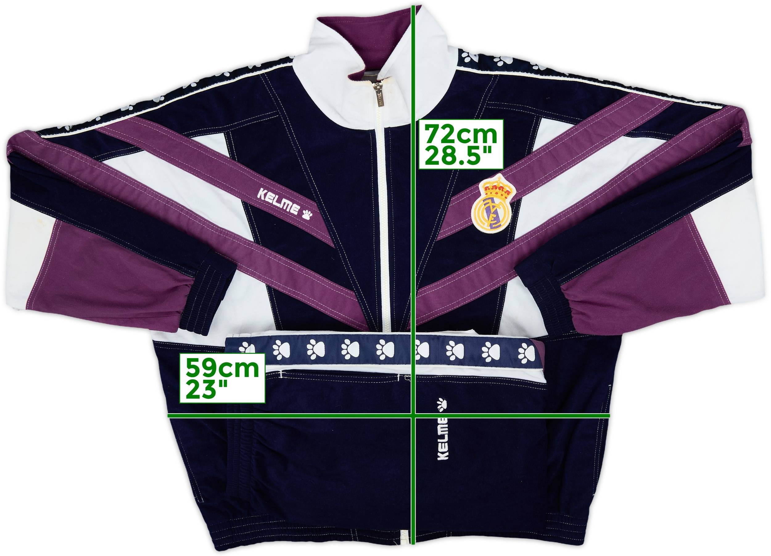 1997-98 Real Madrid Kelme Tracksuit - 8/10 - (XL)