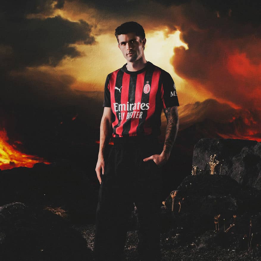 レア　AC Milan 半袖シャツ PUMA tシャツ プーマ メンズ 2025-26 ACミラン トレーニング