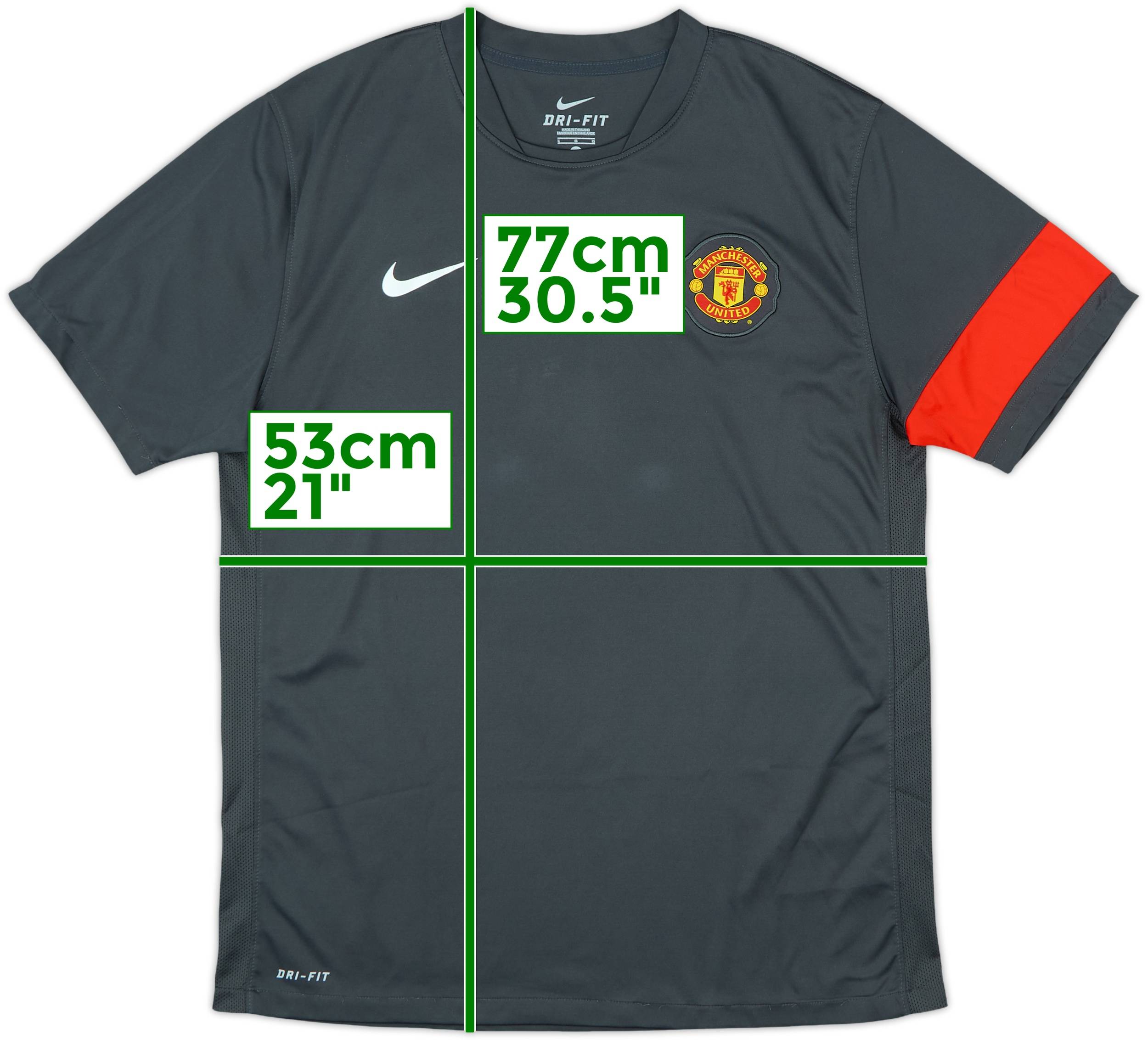 Nike Manchester United 半袖トレーニングT 2013-14 Manchester United Player Issue Nike Training Shirt