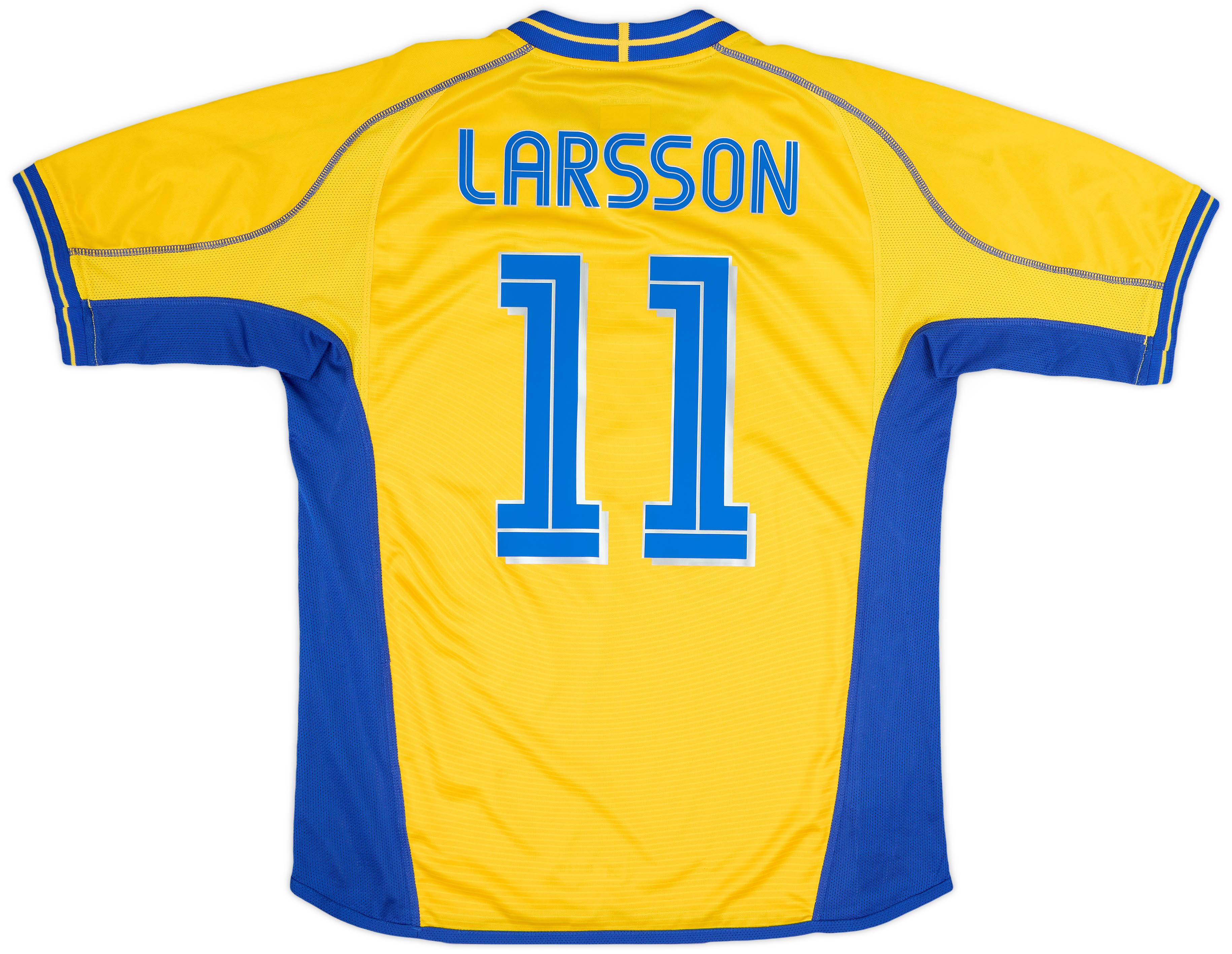 2003-04 Sweden Home Shirt Larsson #11 - 8/10 - (M)