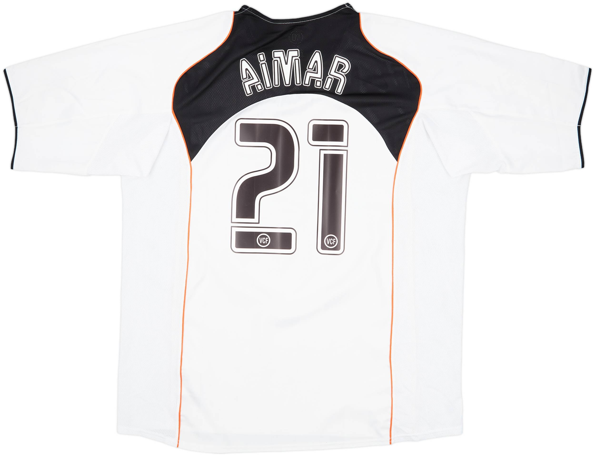 2001/02 AIMAR #21 Valencia Vintage Nike Home Football Shirt