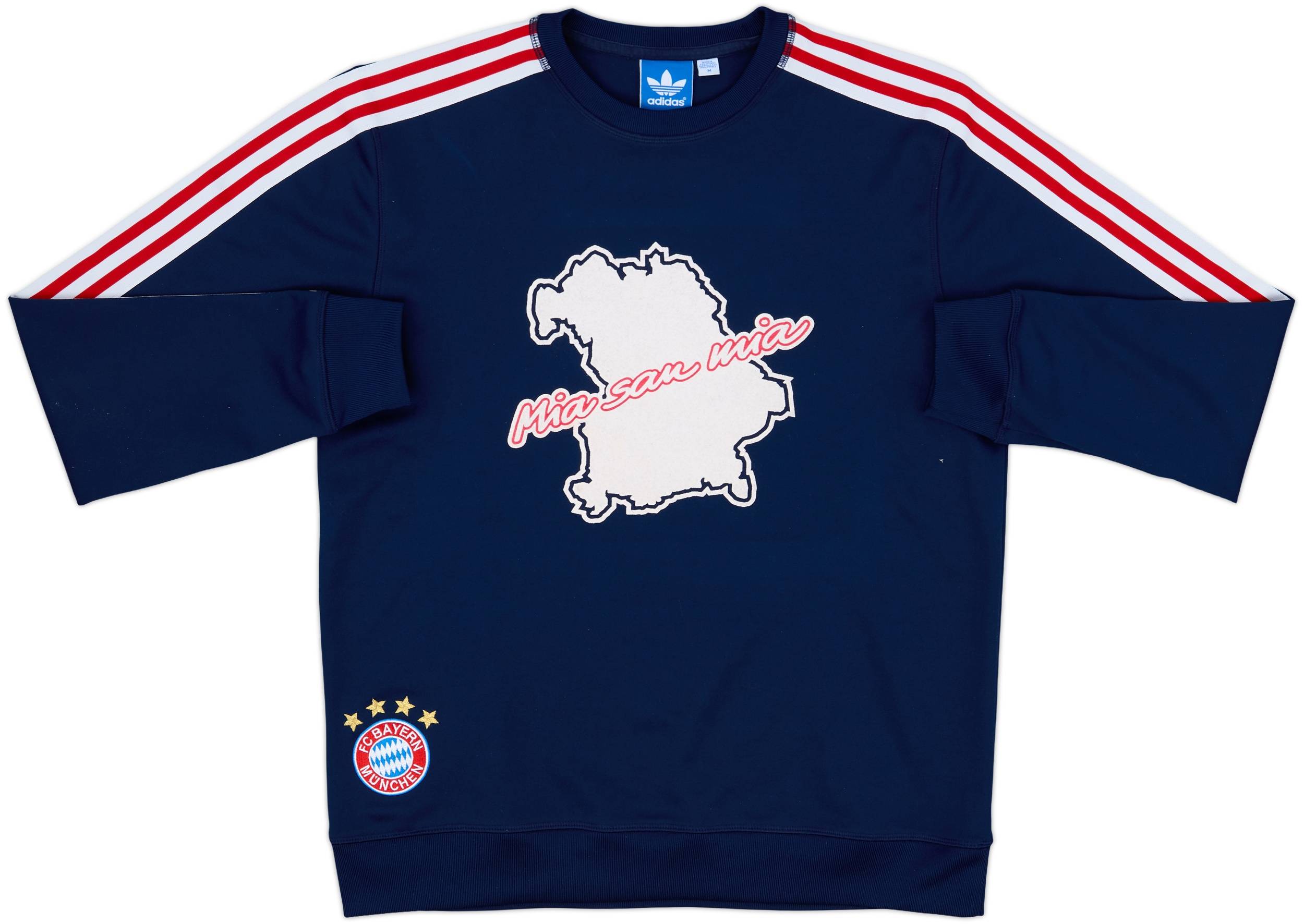 レビュー高評価の商品!の商品をすべて adidas Munich Bayern 2012-13 Originals (M) - 8/10 - Top Sweat ウェア