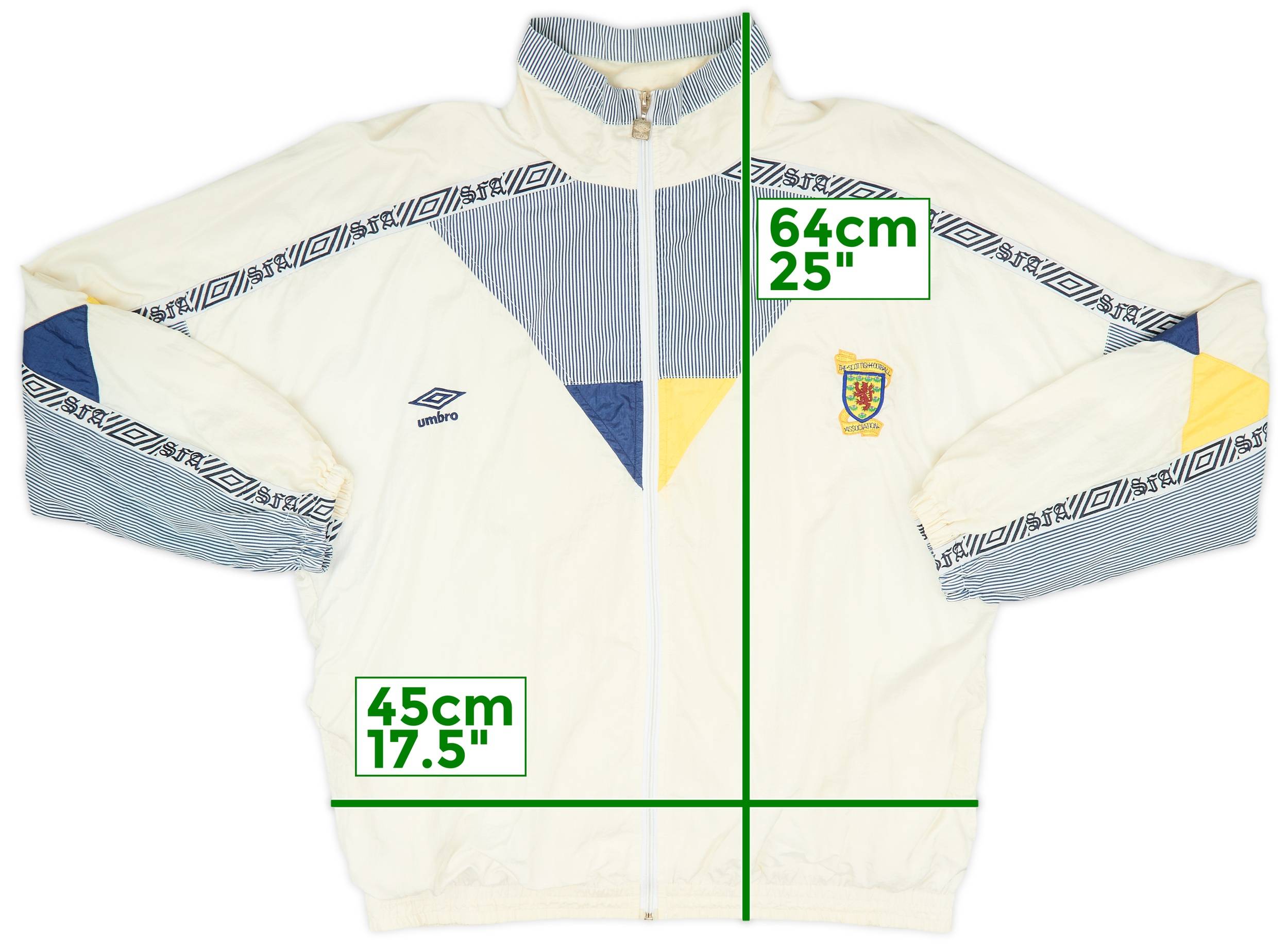 1990-92 Scotland Umbro Track Jacket - 7/10 - (L.Boys)