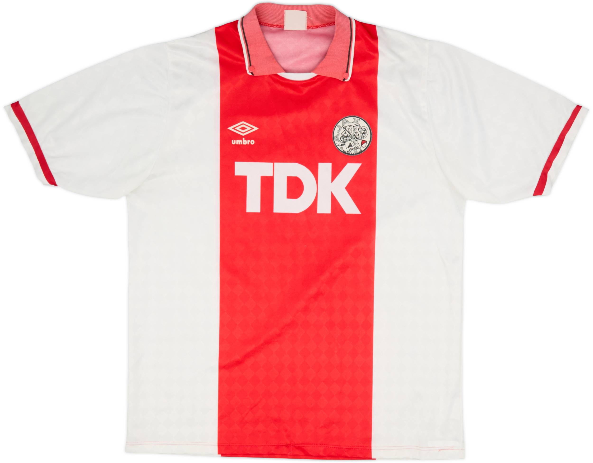 1989-91 Ajax Home Shirt - 8/10 - (XL)
