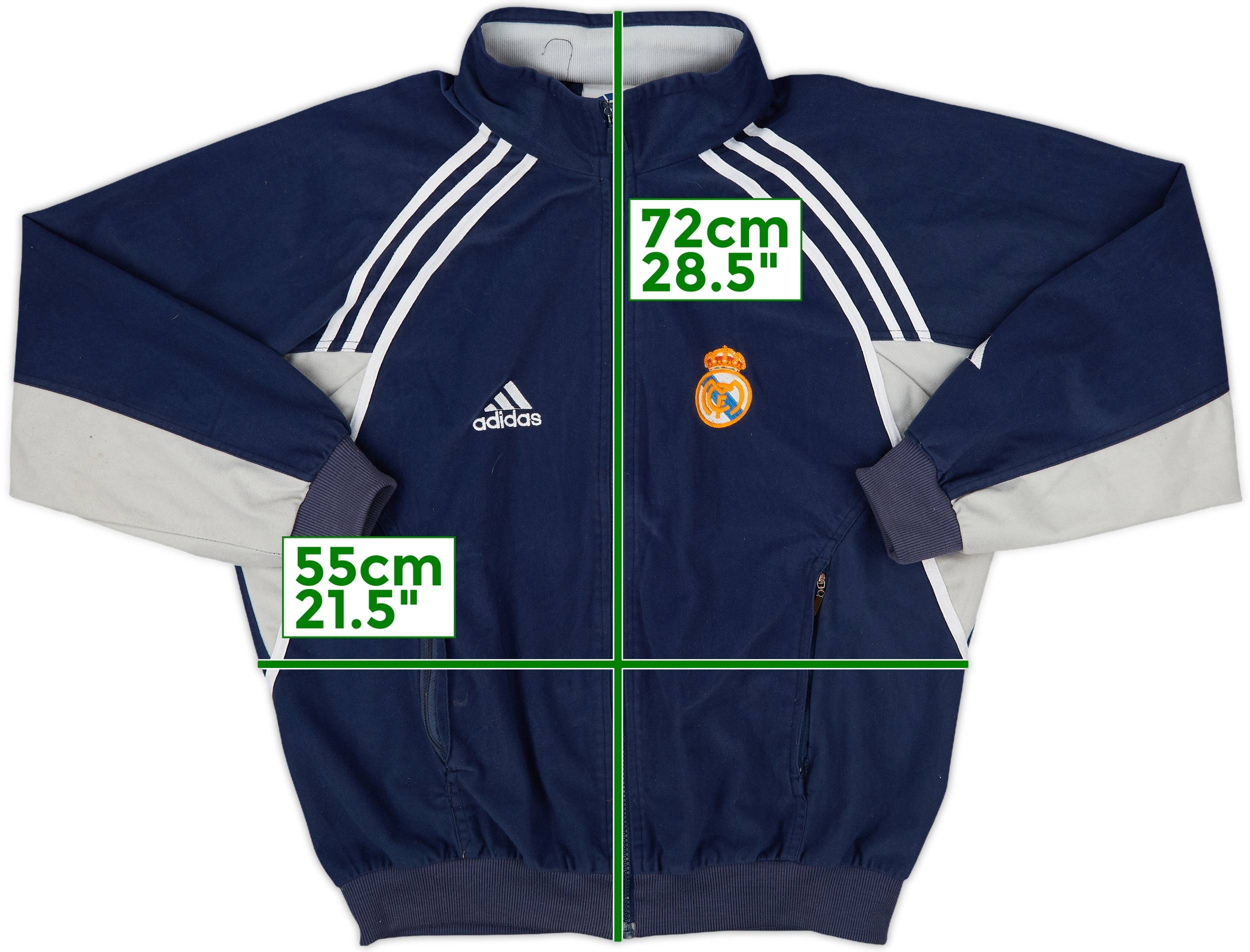 2000-01 Real Madrid adidas Track Jacket - 8/10 - (M/L)