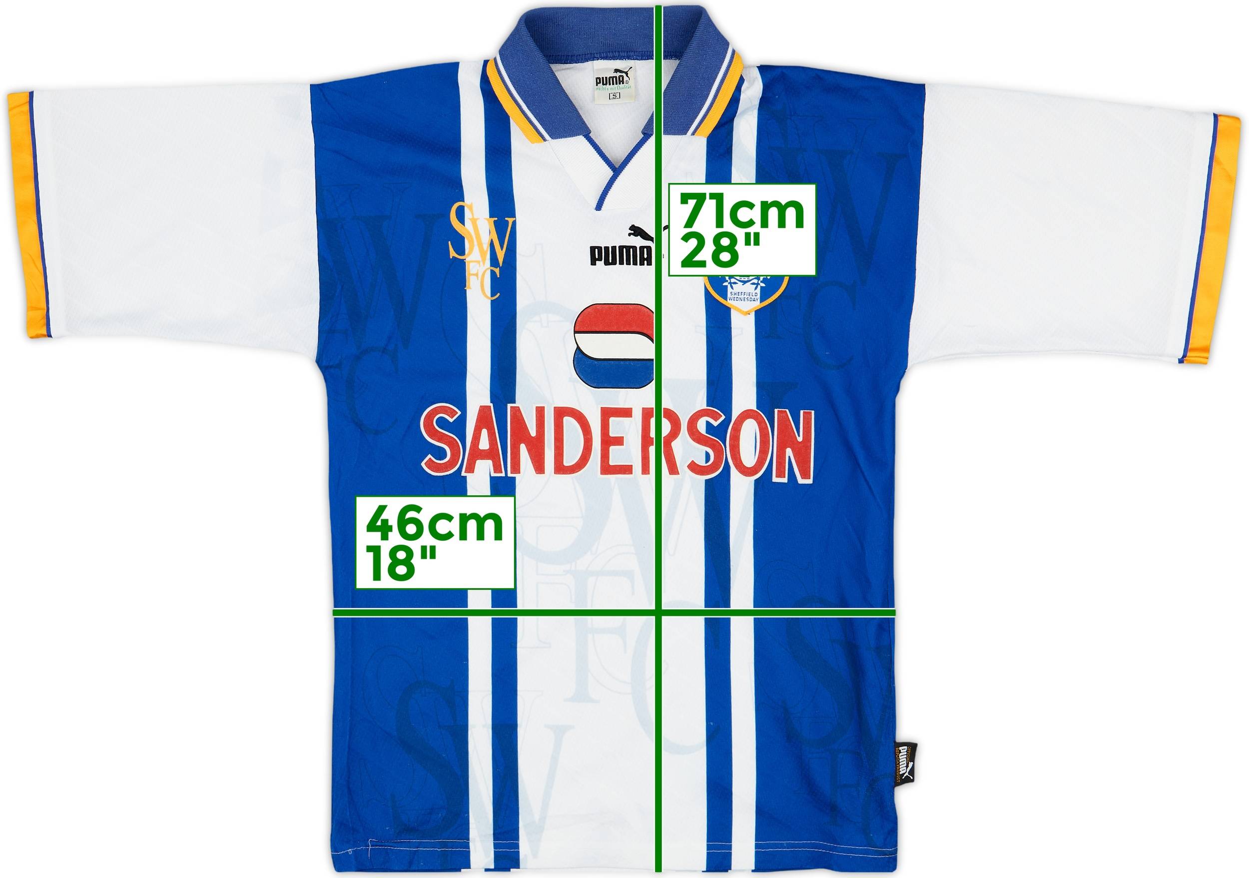 数量限定！在庫処分セール 売り切れ御免 - Shirt Home Wednesday Sheffield 1995-97 8/10 (S) - ウェア