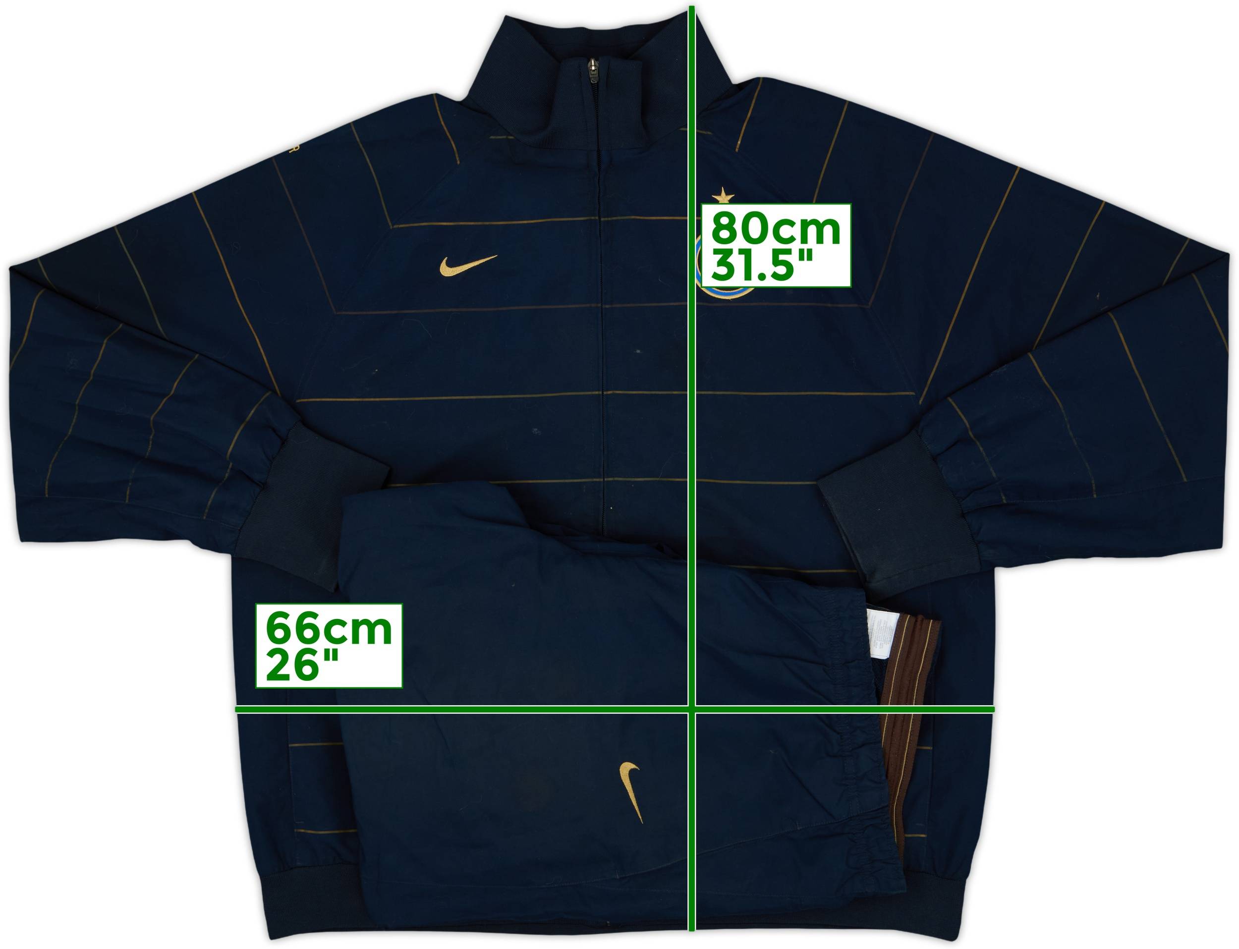 2008-09 Inter Milan Nike Tracksuit - 6/10 - (XXL)