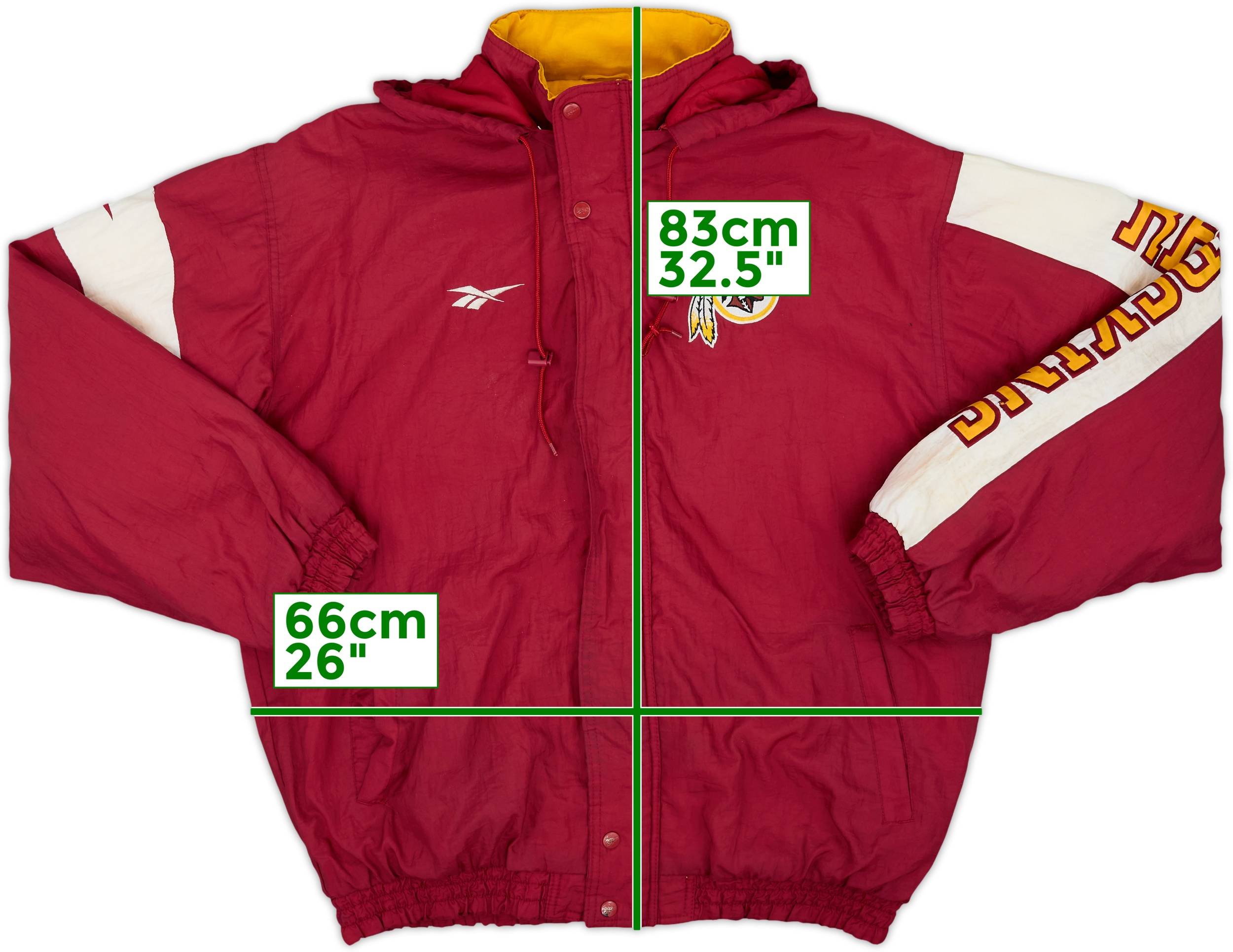 1990s Washington Redskins Reebok Rain Coat - 6/10 - (L)