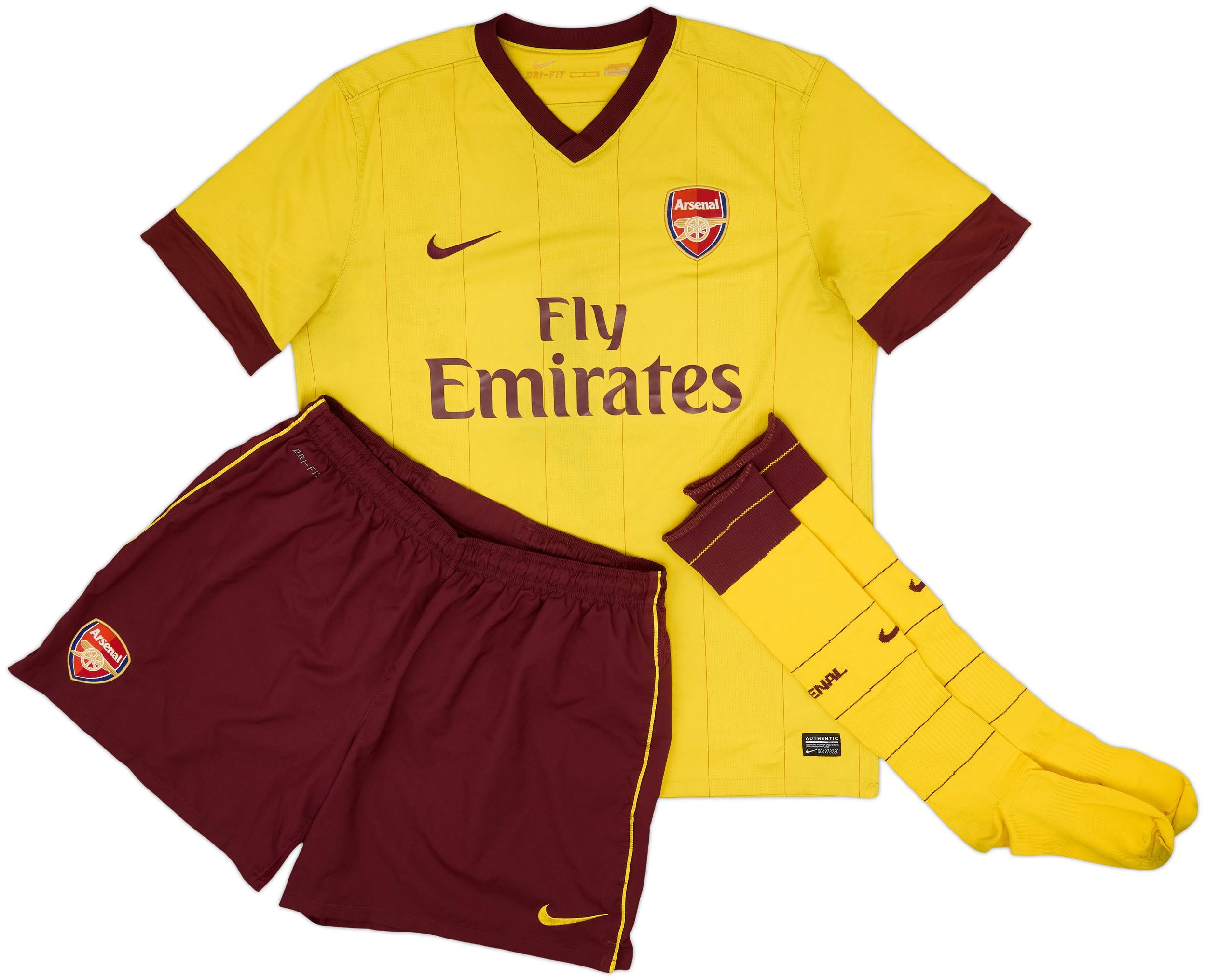 アーセナル FABREGAS 4 アーセナル FABREGAS 4 2010-13 Arsenal Away L/S Shirt