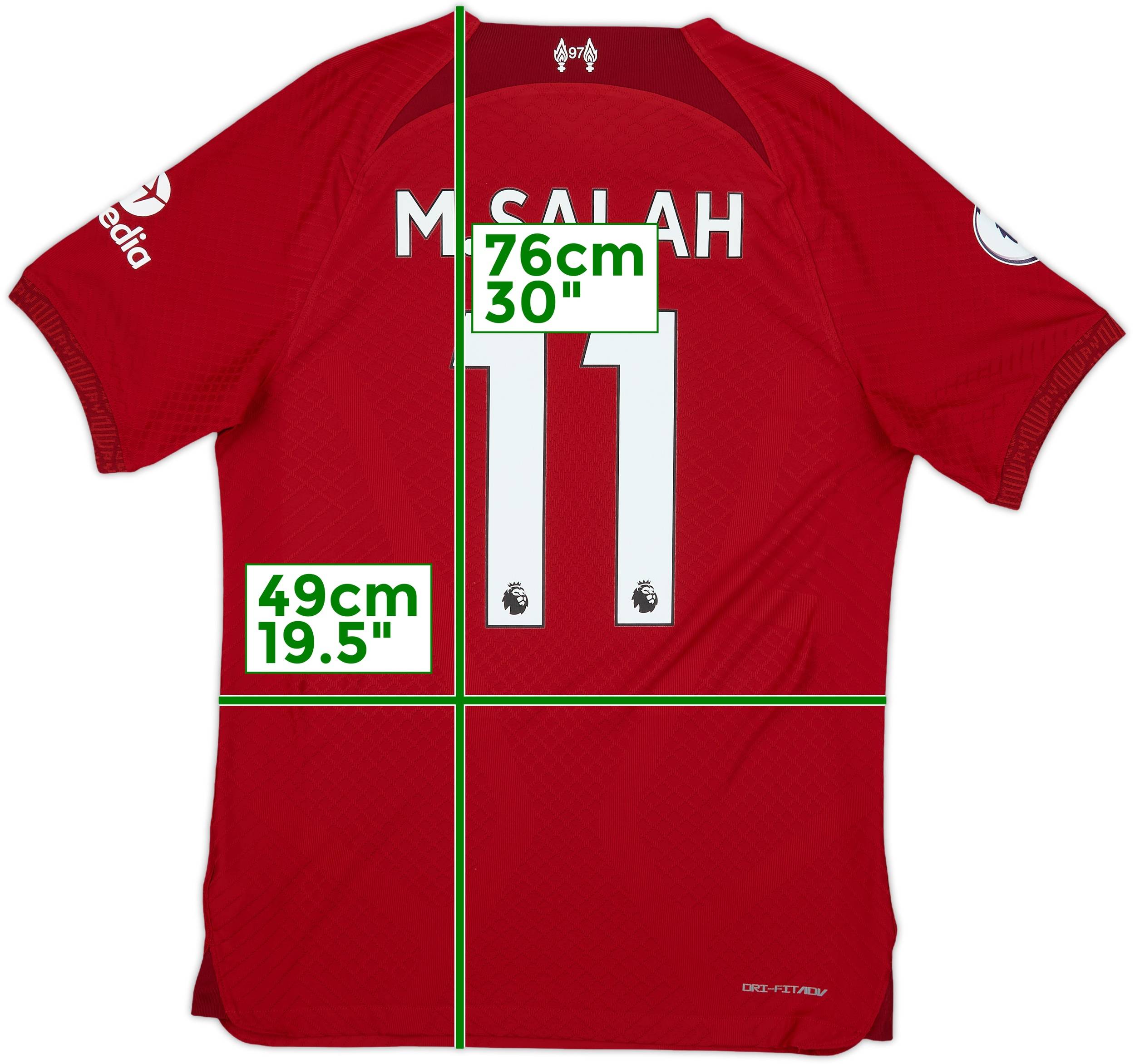 21-22 リバプール M.SALAH シャツ 11番 2021-22 Liverpool Home Shirt M.Salah #11
