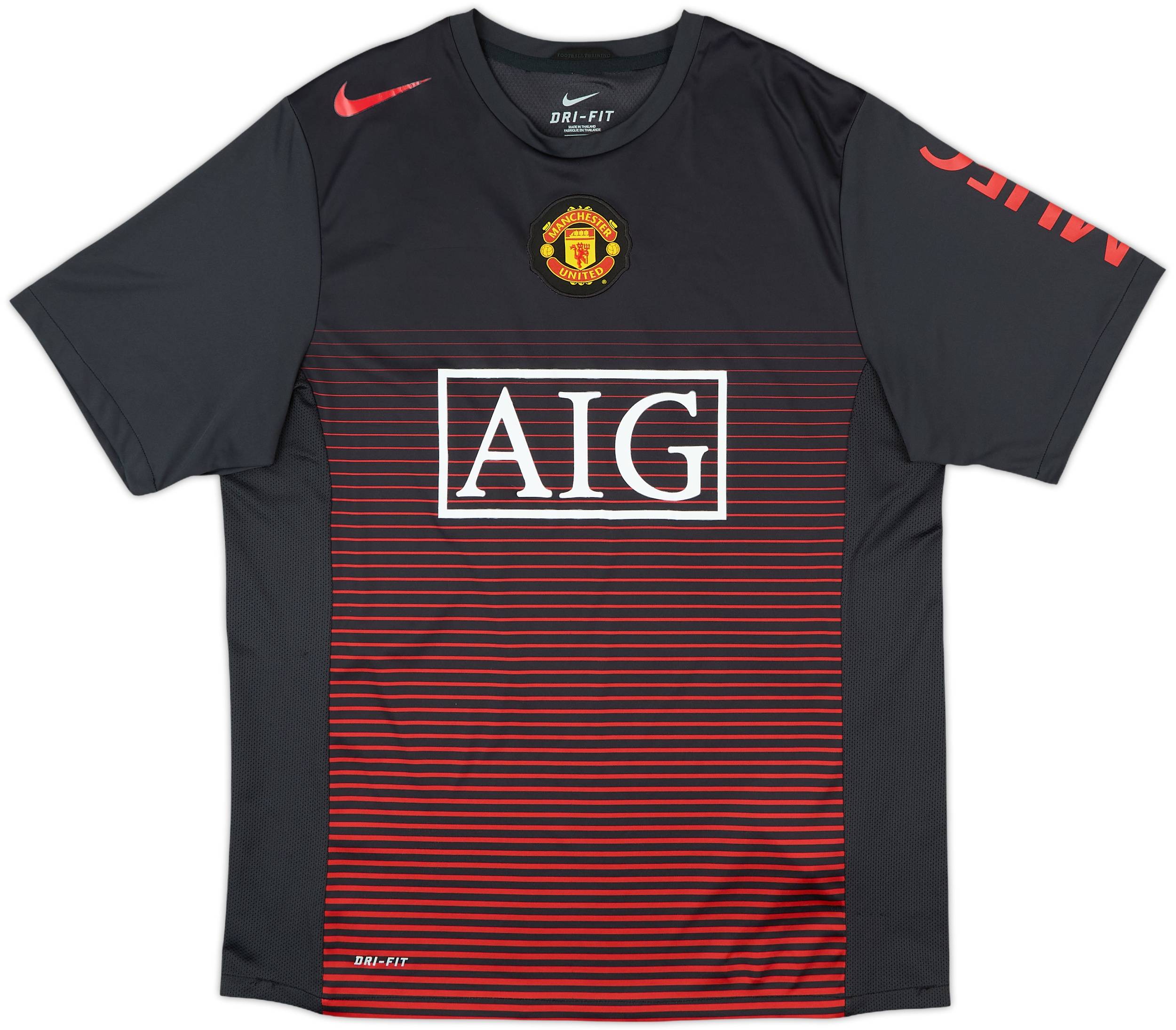 2010-11 Manchester United Nike Training Shirt - 7/10 - (L)