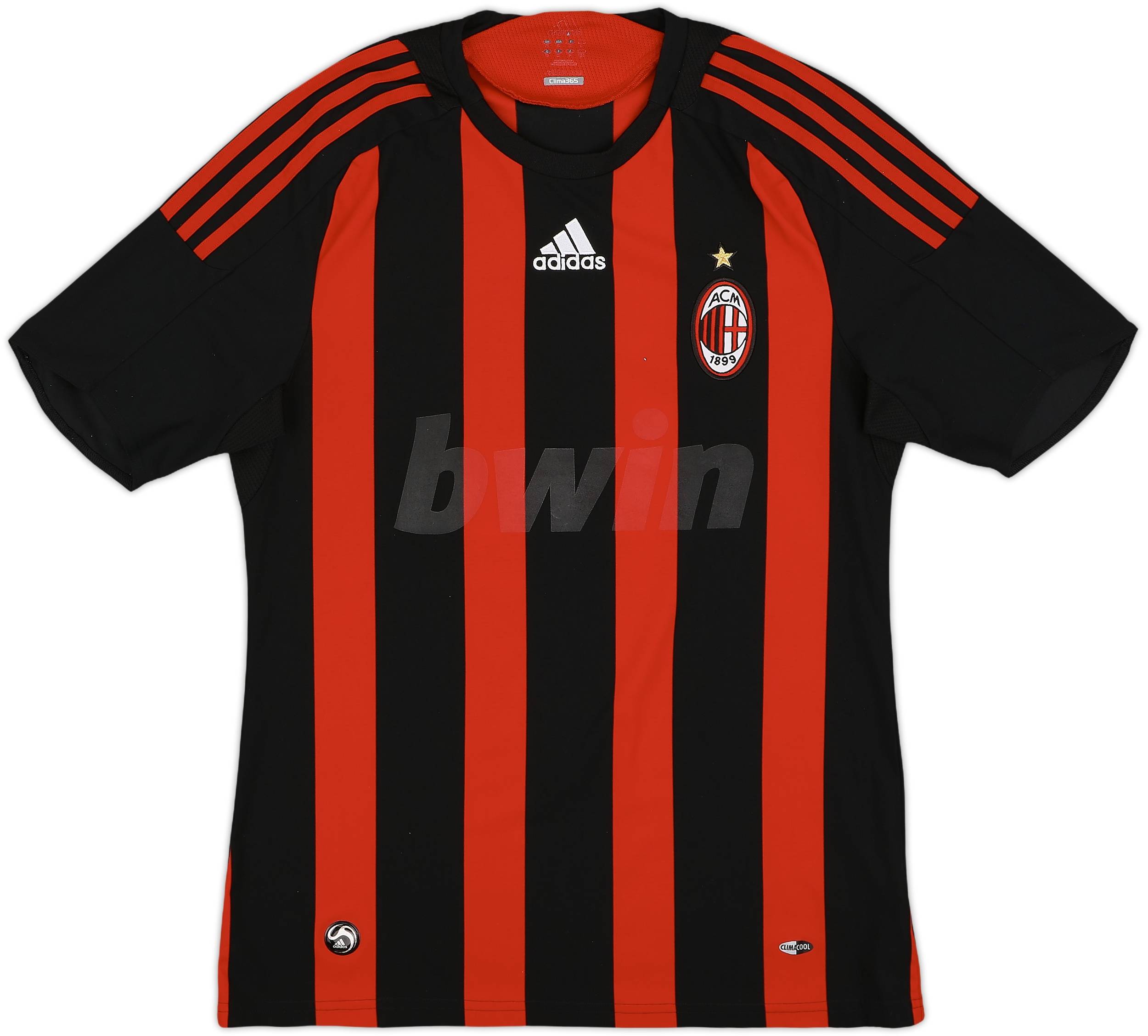 AC Milan ユニホーム adidas M 赤黒 レドンド No.5 - メルカリ