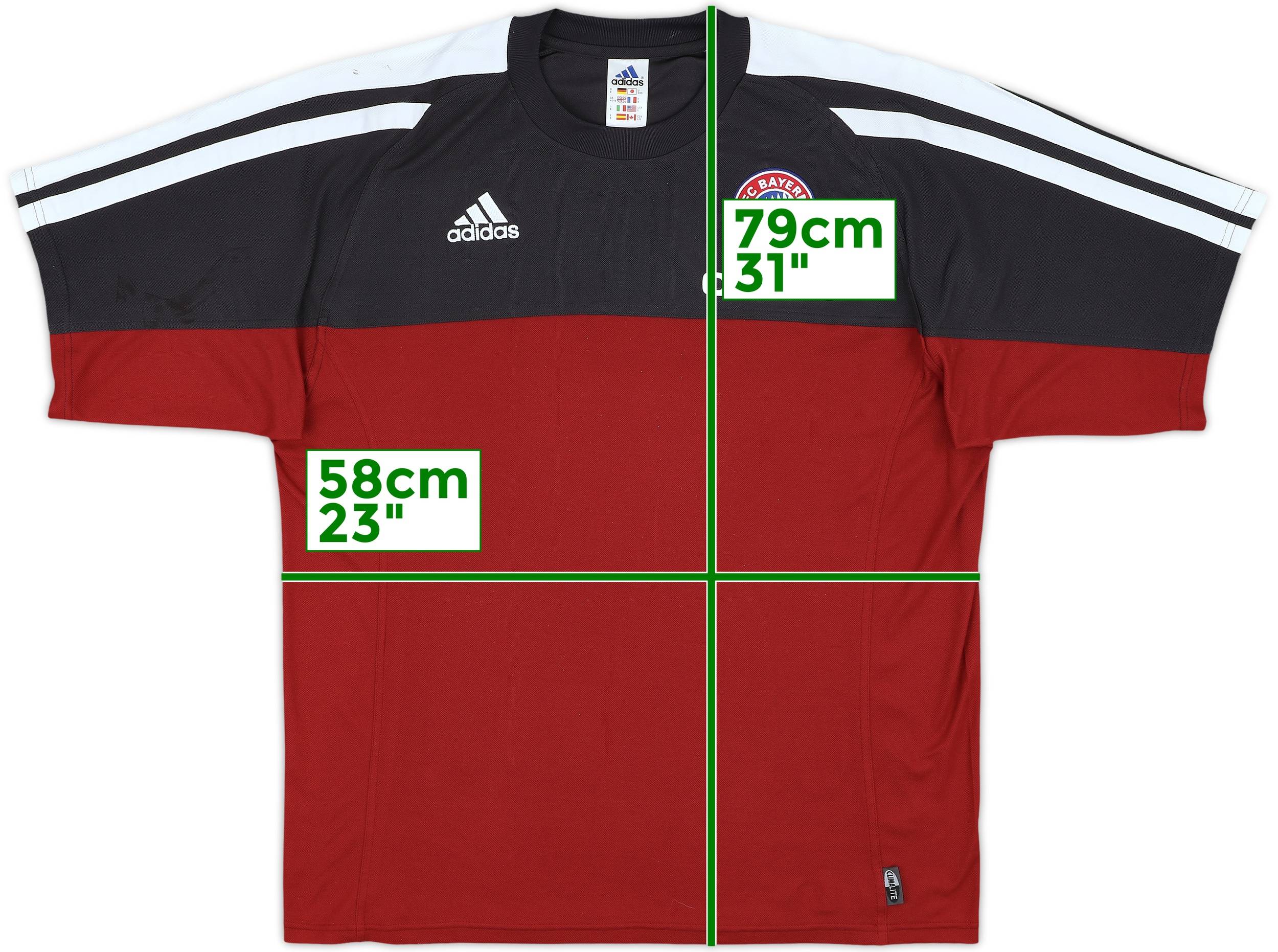 adidas　FC BAYERN MUNCHEN　ゲームシャツ　00s 2001-02 Bayern Munich adidas Training Shirt - 9/10 - (L/XL)