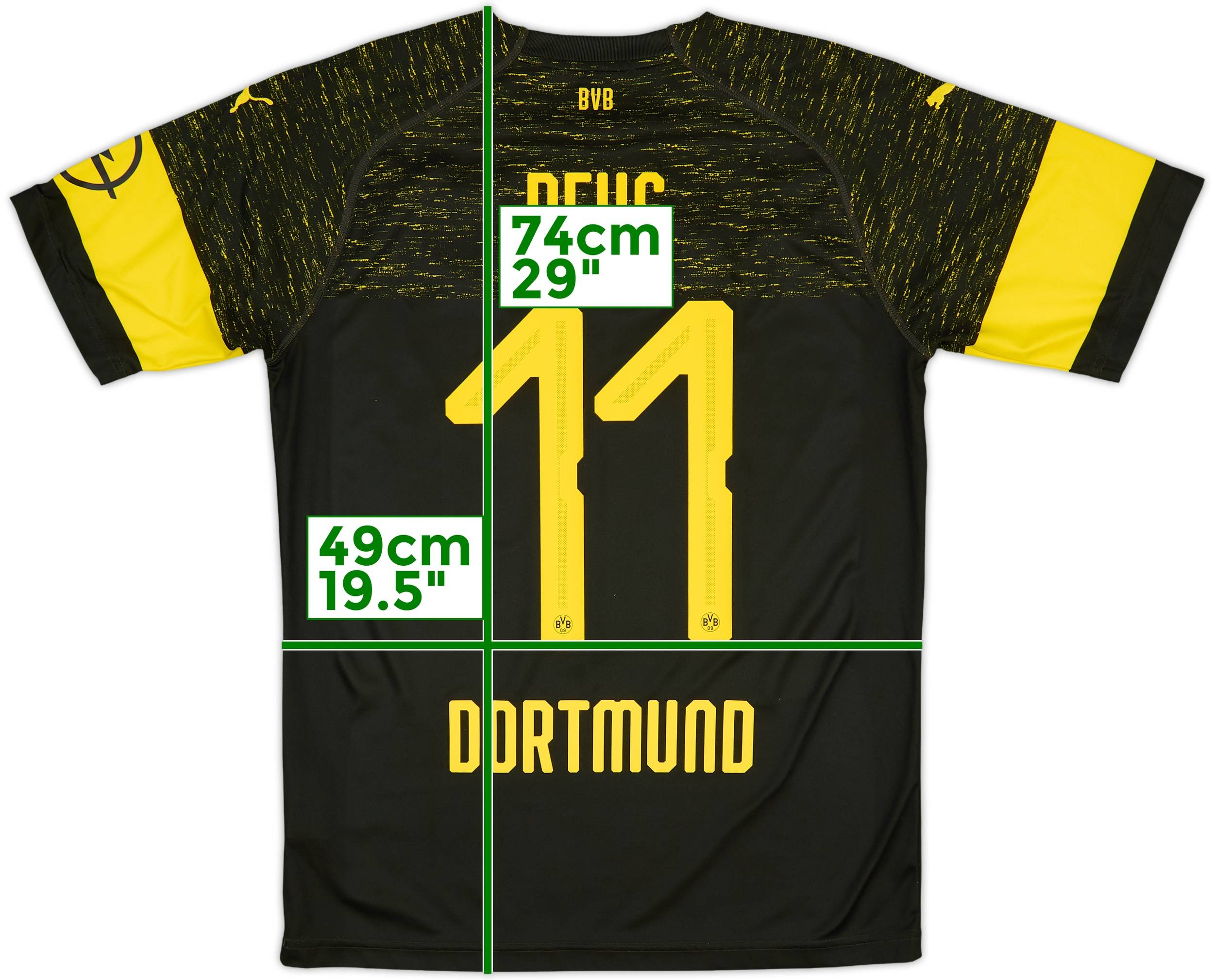 2018-19 Borussia Dortmund Away Shirt Reus #11 - 10/10 - (M)