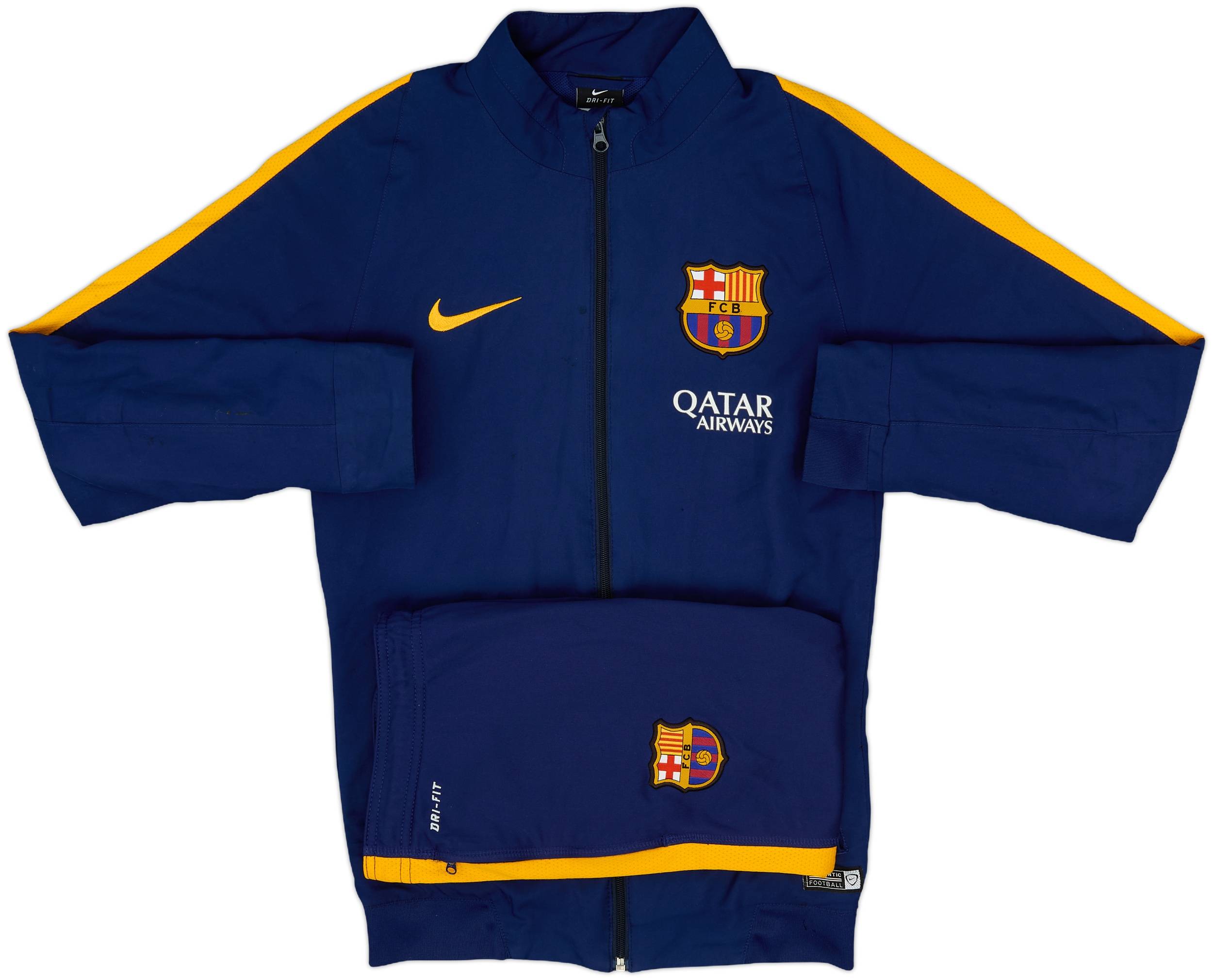 2015-16 Barcelona Nike Tracksuit - 7/10 - (S)