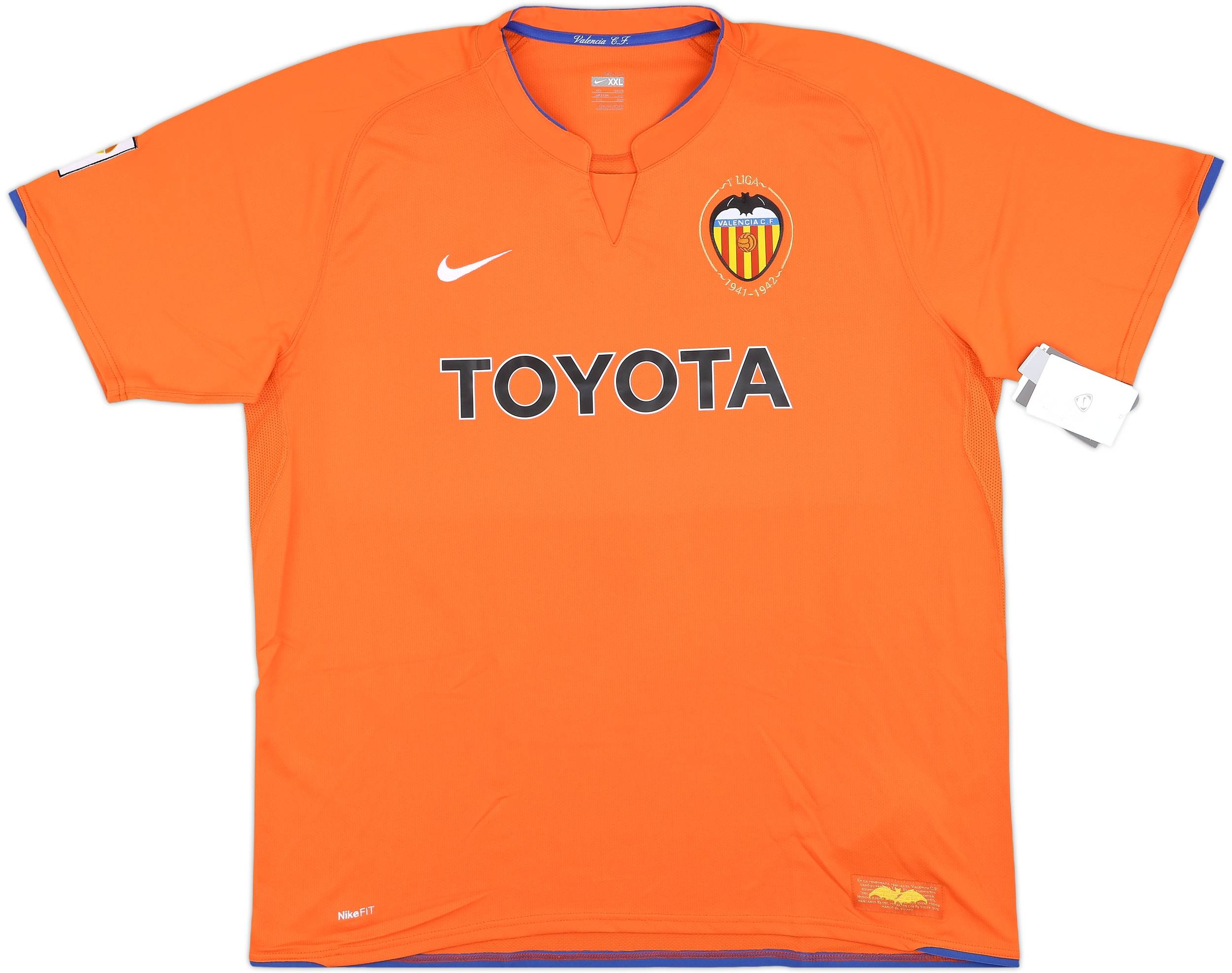2007-08 Valencia Away Shirt David Villa #7 (XXL)