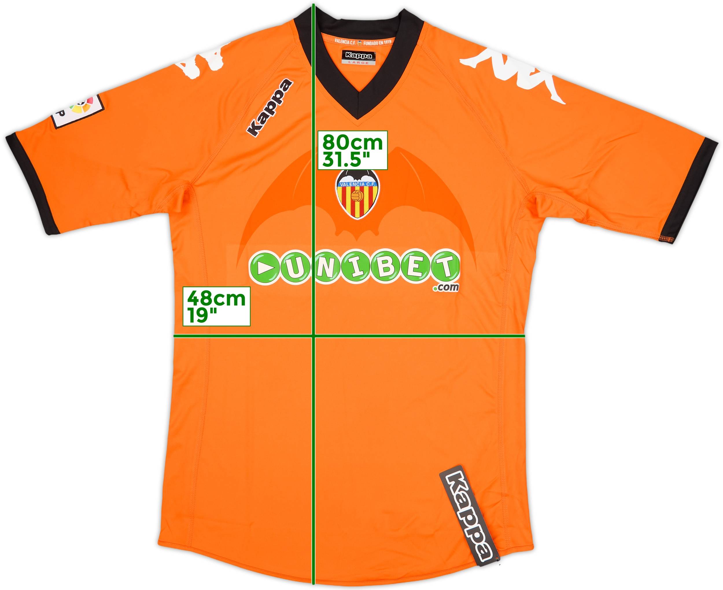 ウェア 10/11 Valencia CF Away Jersey 2010-11 Valencia Away Shirt (L)