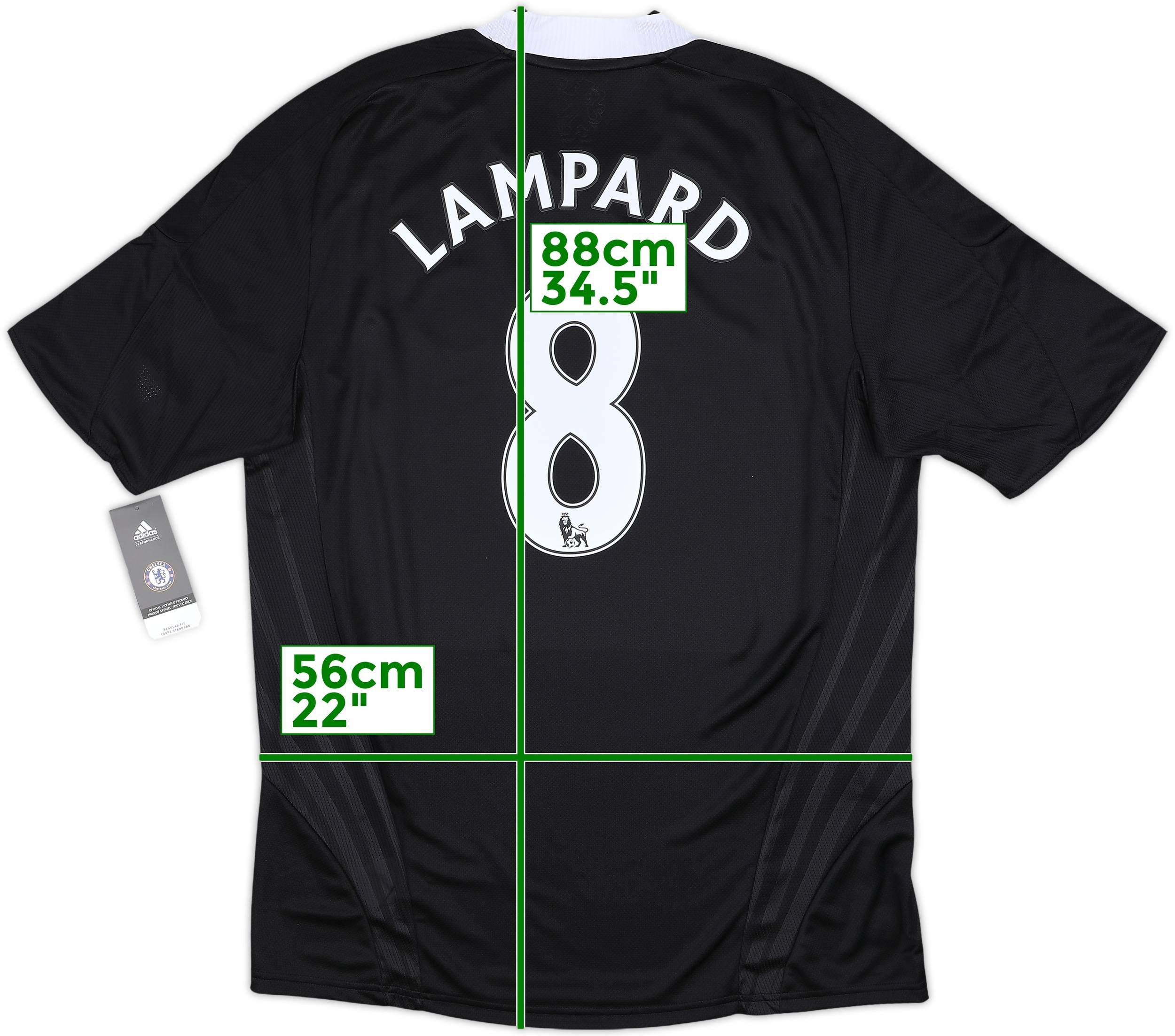 2008-09 Chelsea Away Shirt Lampard #8 (L)