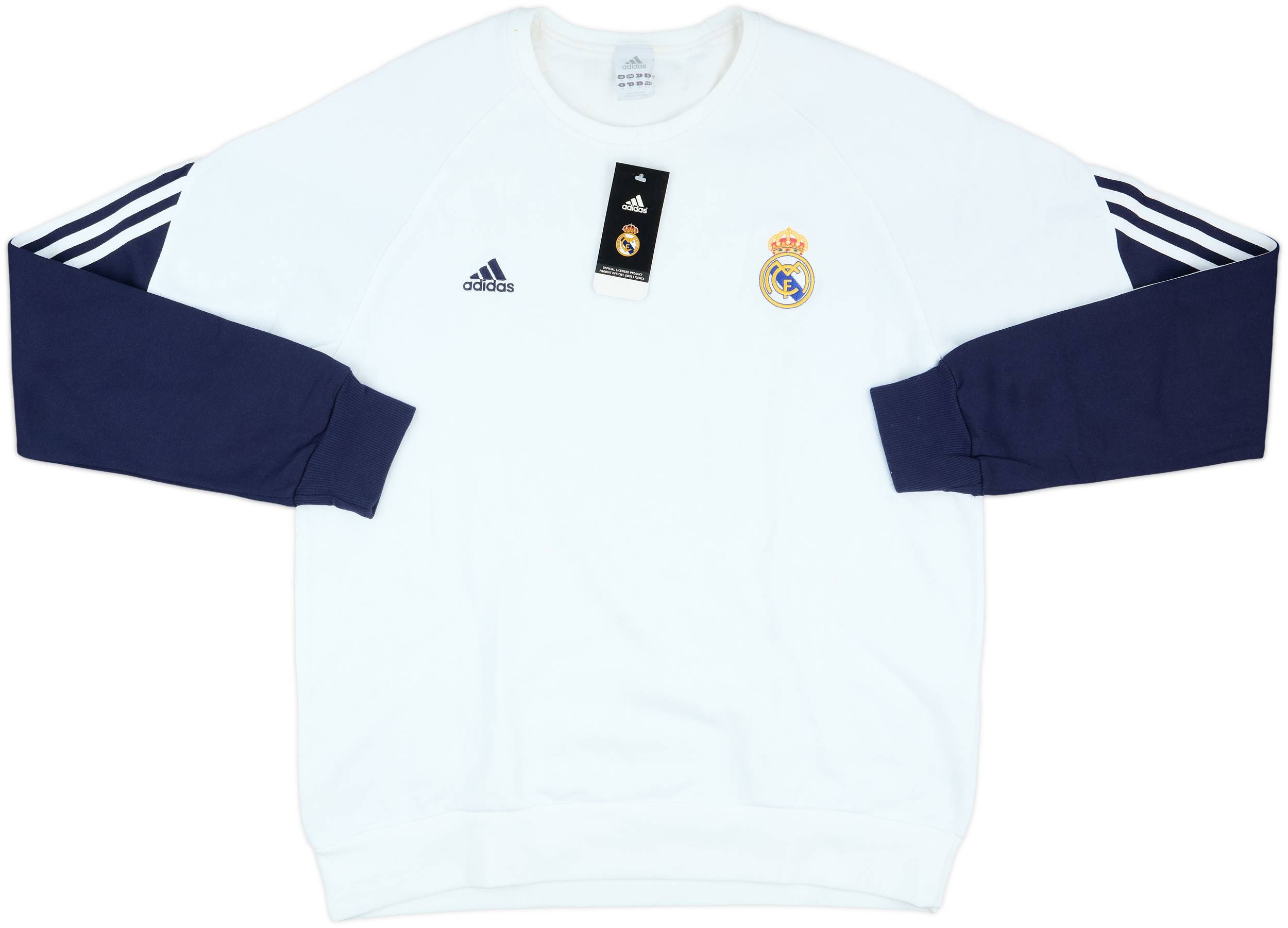 正規品 2007-08 Real Madrid adidas Sweat Top (XL) 応援グッズ