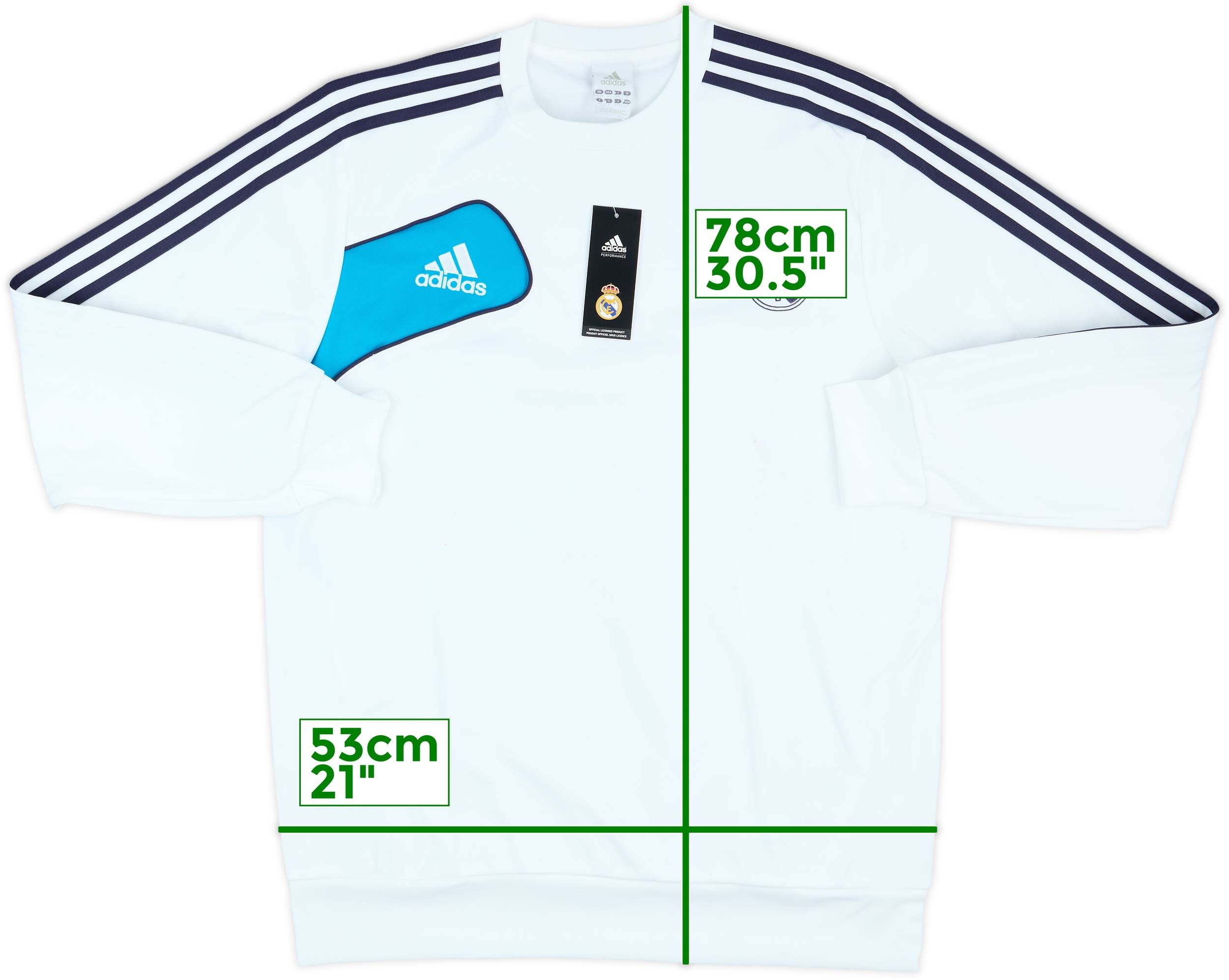 福袋特集 2025 2012-13 Real Madrid adidas Sweat Top (L/XL) ウェア