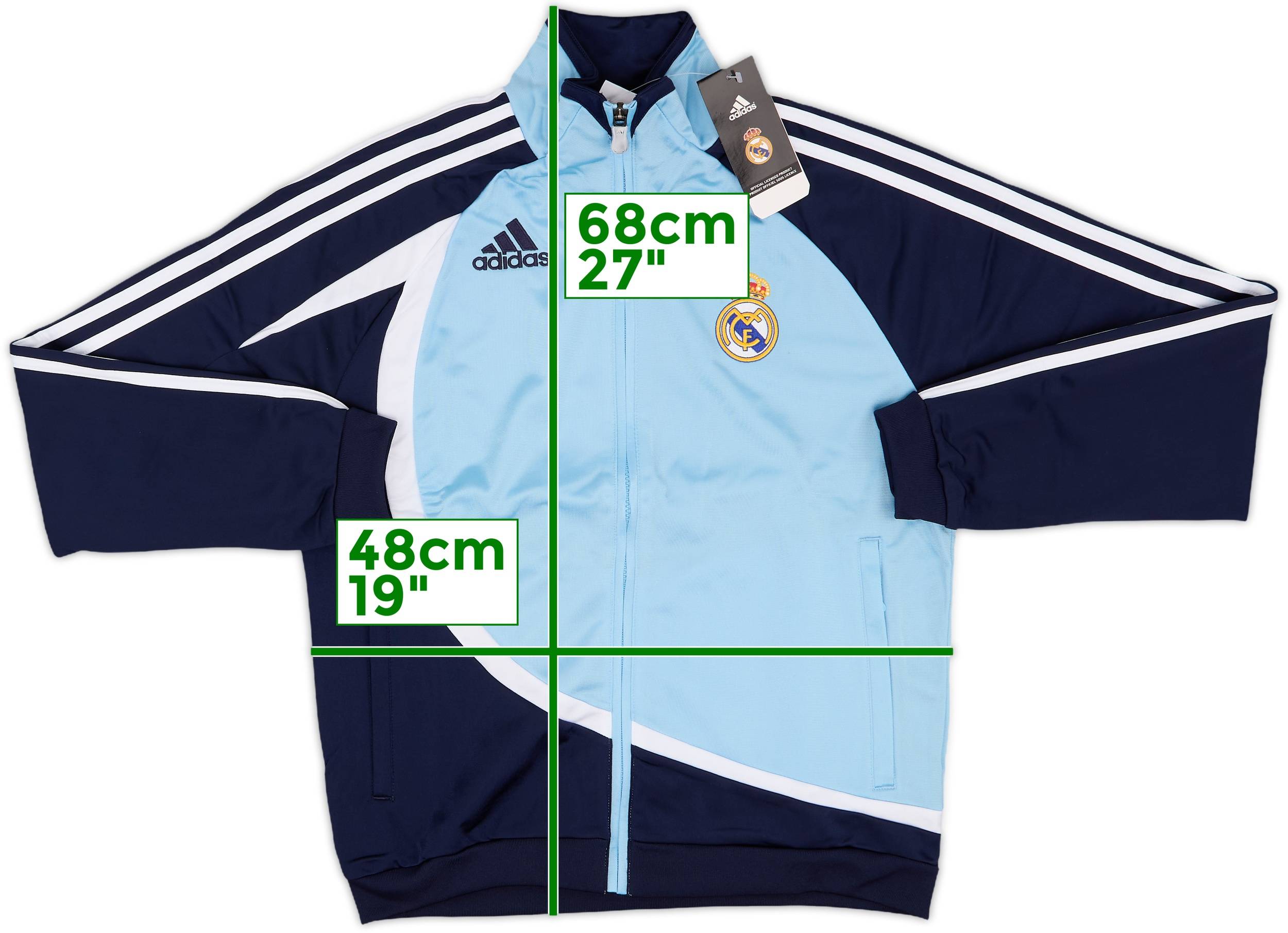 asater Real Madrid セット Real Madrid Track Top 24/25 - Wonder White/Magic Lilac