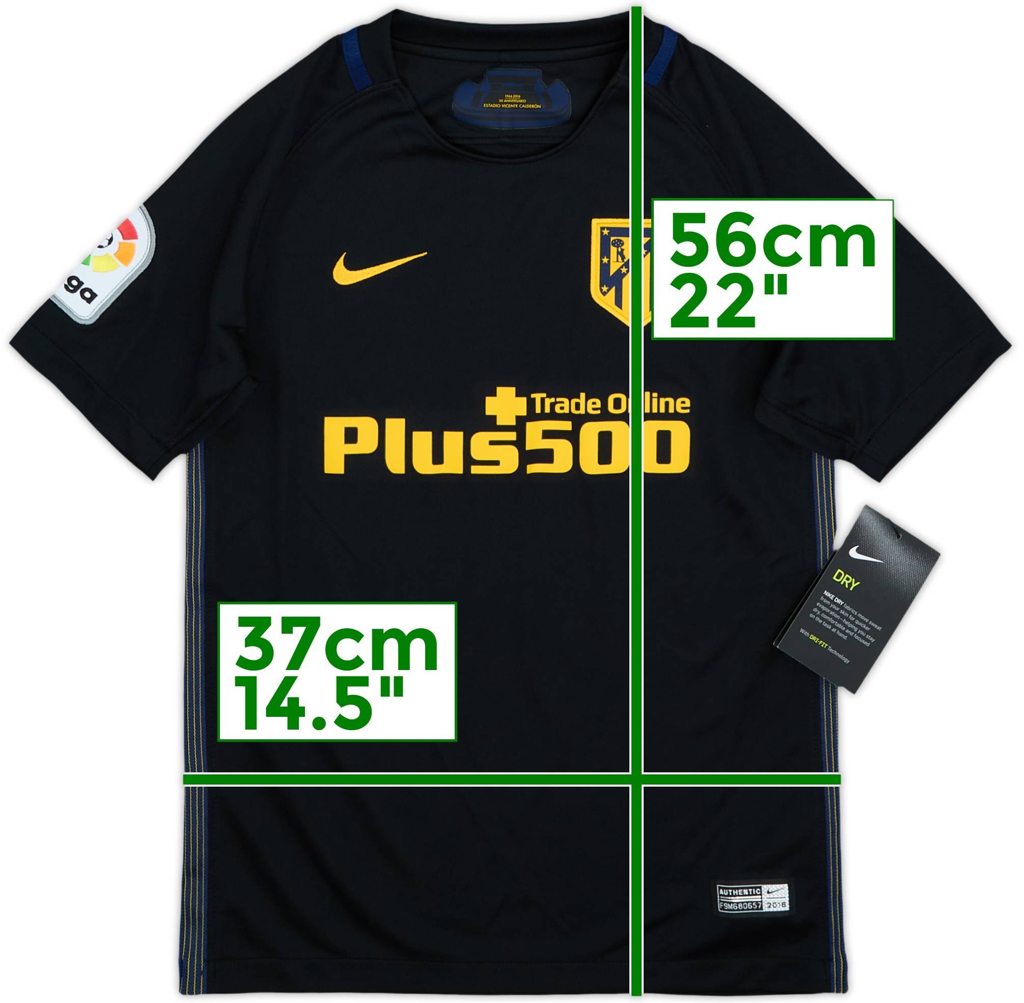 【全品送料無料】 2016-17 Atletico Madrid Away Shirt (S.Boys) ウェア