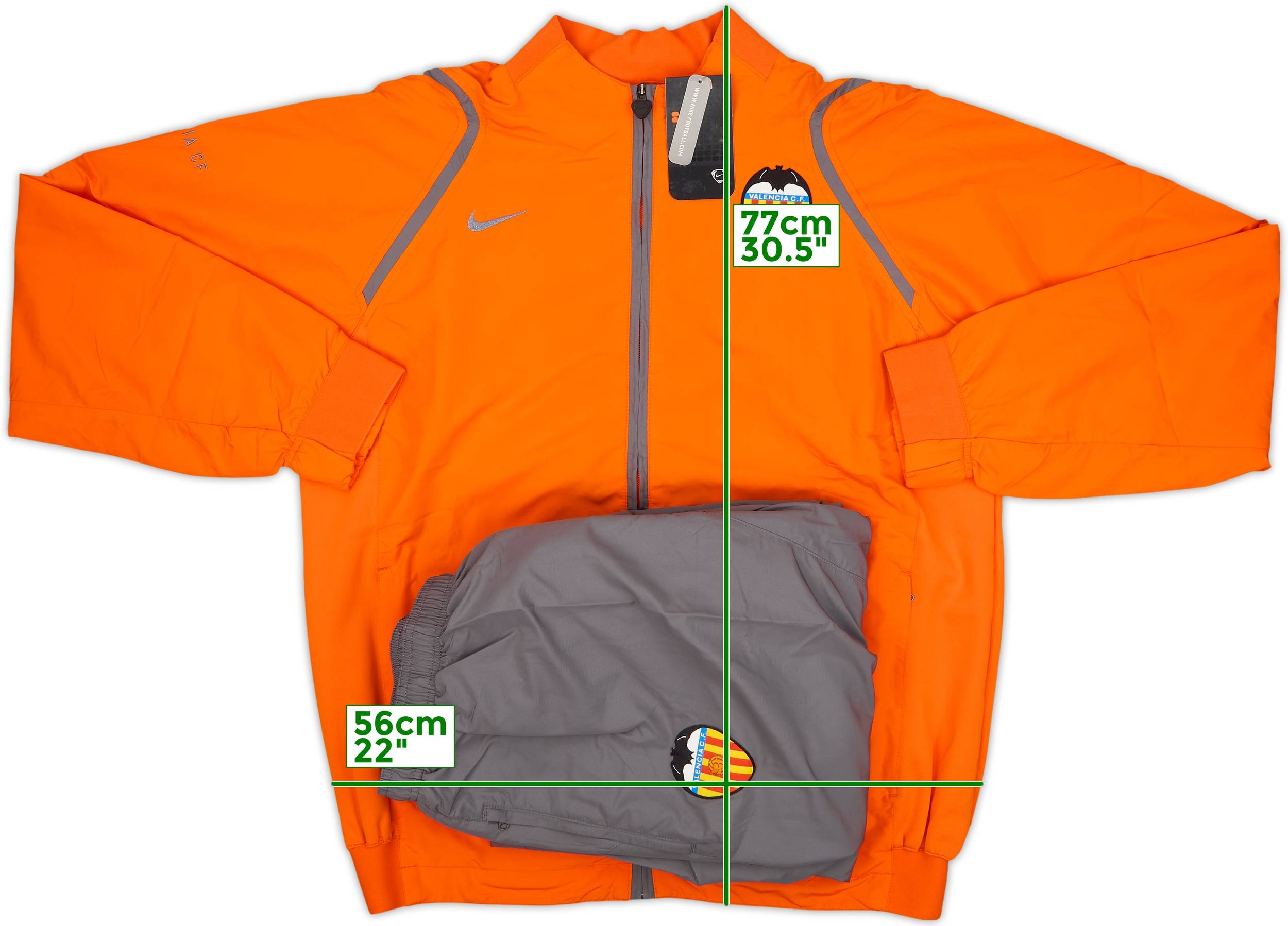 2006-07 Valencia Nike Tracksuit (XL)