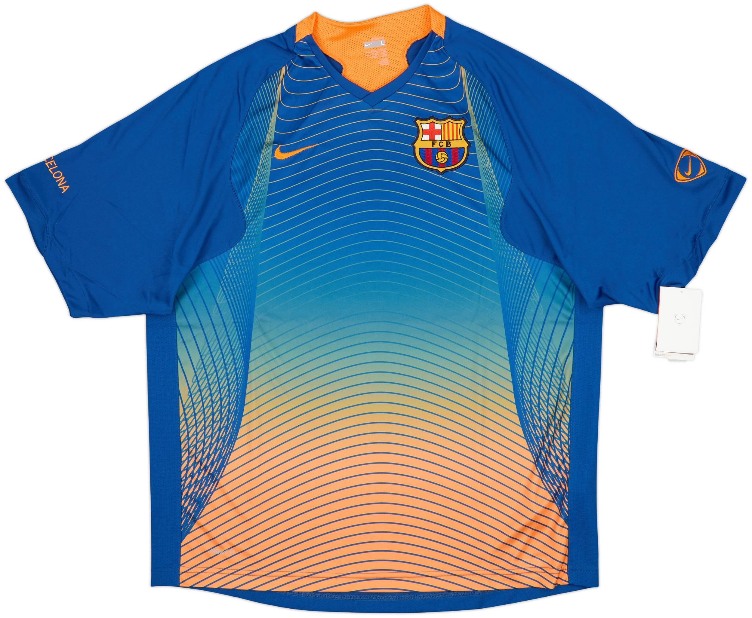 【超お買い得！】 2007-08 Barcelona Nike Training Shirt (L) ウェア