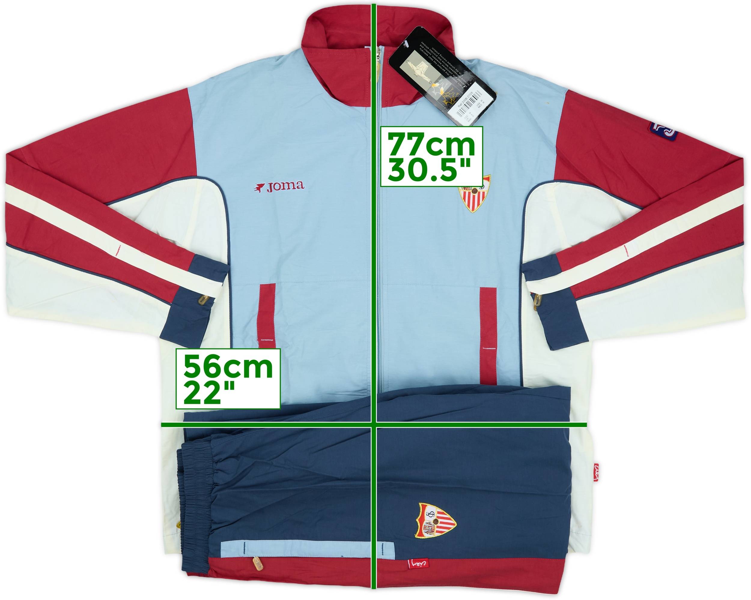 2006-07 Sevilla Joma Full Tracksuit (S)